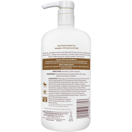Palmer's Coconut Oil Formula Body Lotion for Dry Skin, Hand & Body Moi