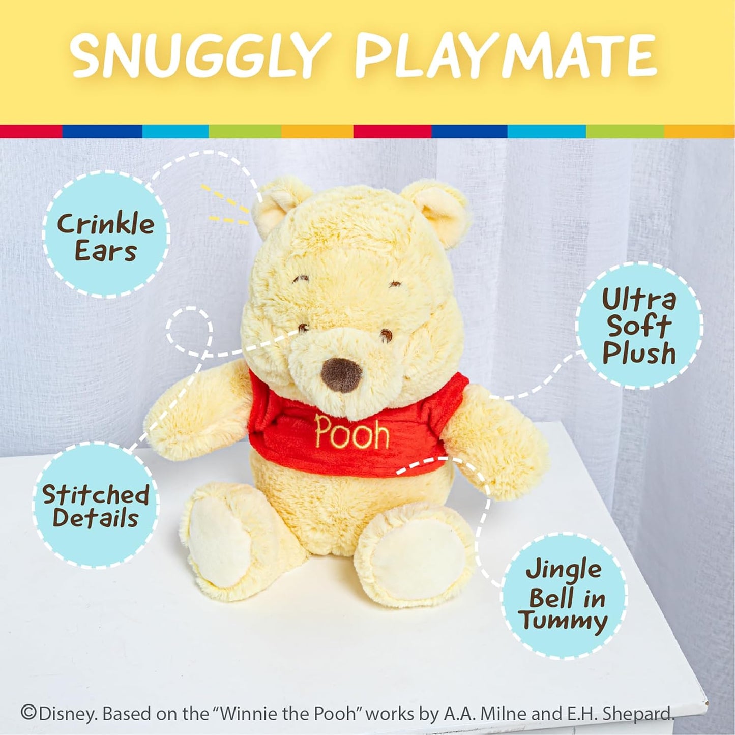 Kids Preferred Disney Baby Winnie the Pooh and Friends Stuffed Animal 