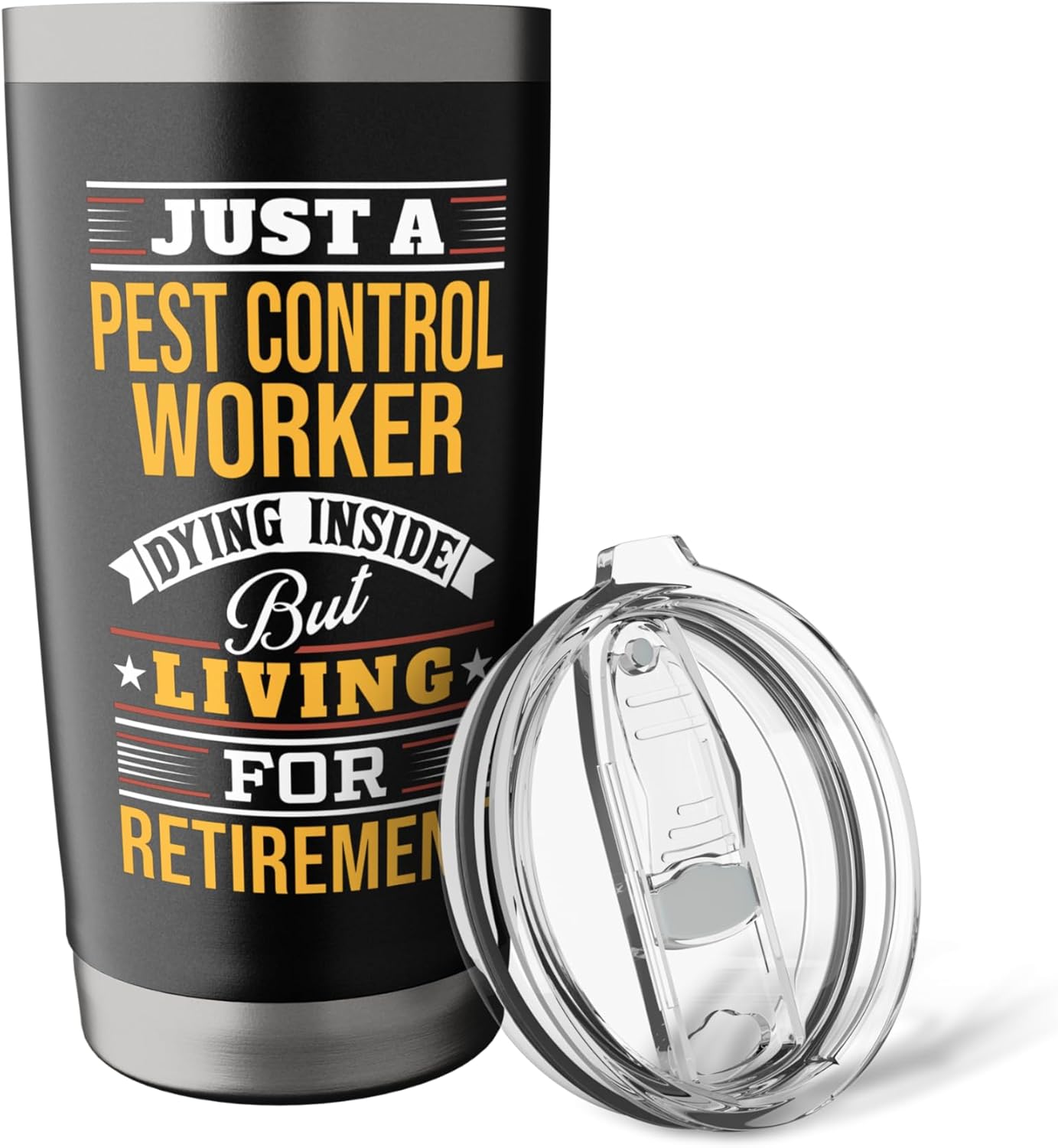 Sarcastic Pest Control Worker Funny Saying Stainless Steel Insulated Tumbler