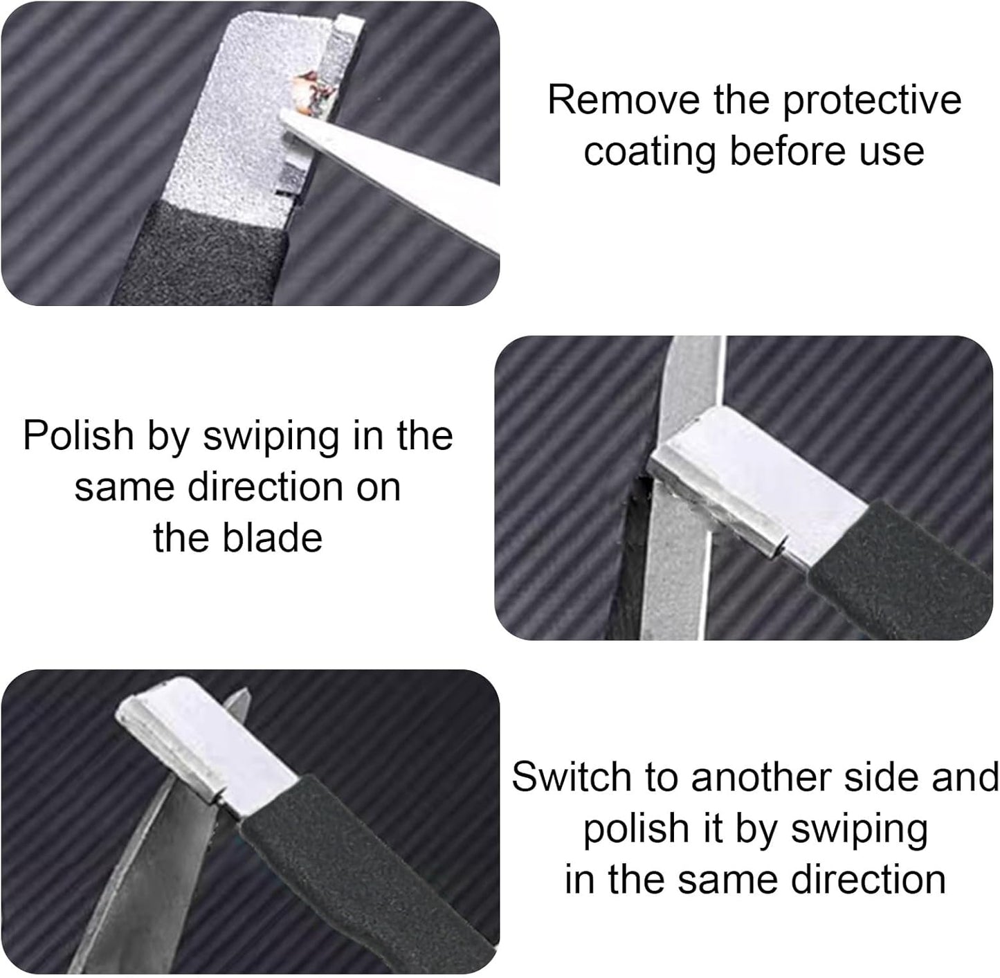 2 Pack Pocket Blade Sharpener, tungsten steel alloy Garden Tool Sharpe