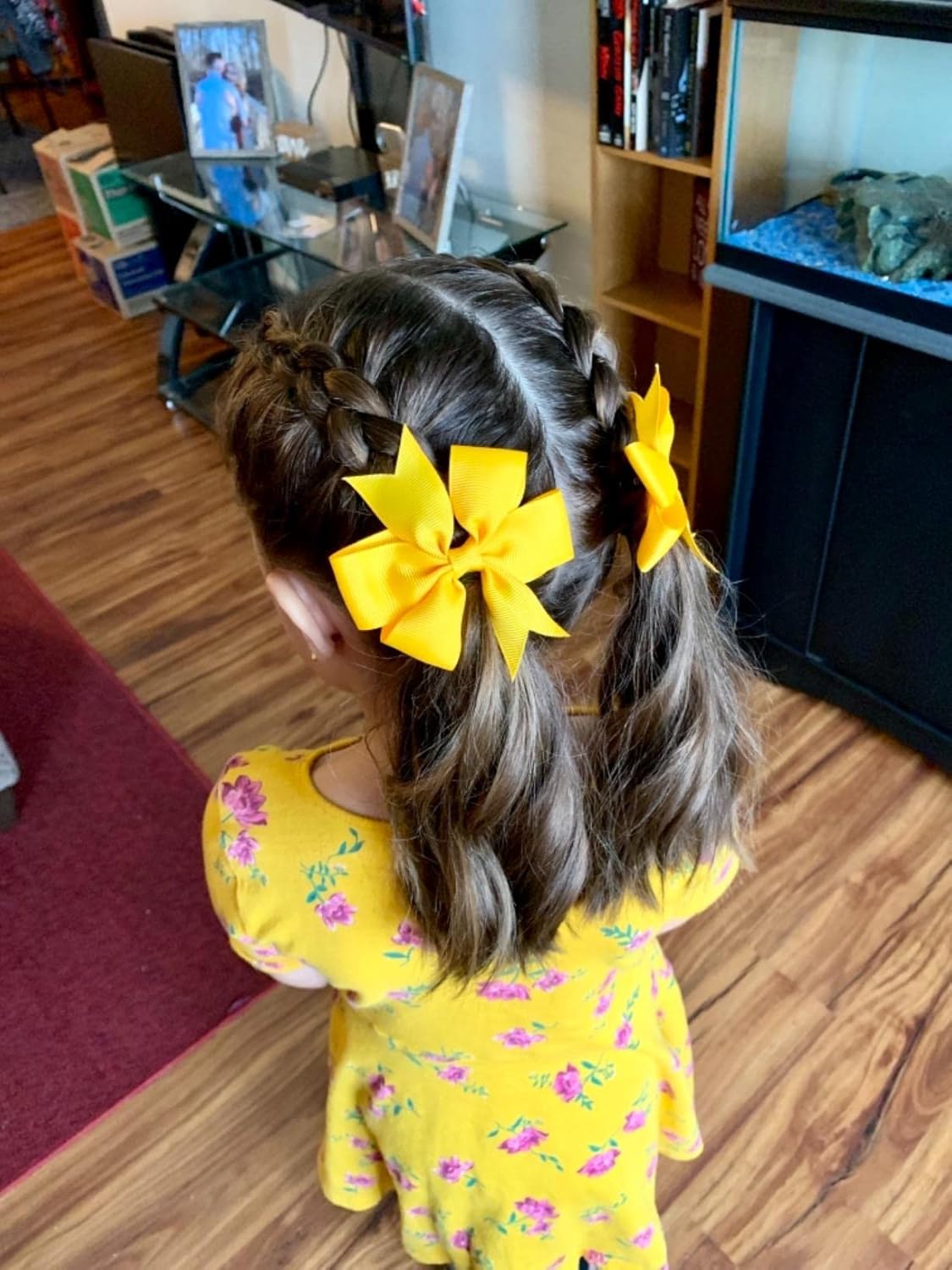 CÉLLOT 40Pcs 3 Inch Boutique Grosgrain Ribbon Pinwheel Hair Bows Alligator Clips For Girls Toddlers Accessories Teens Gifts In Pairs