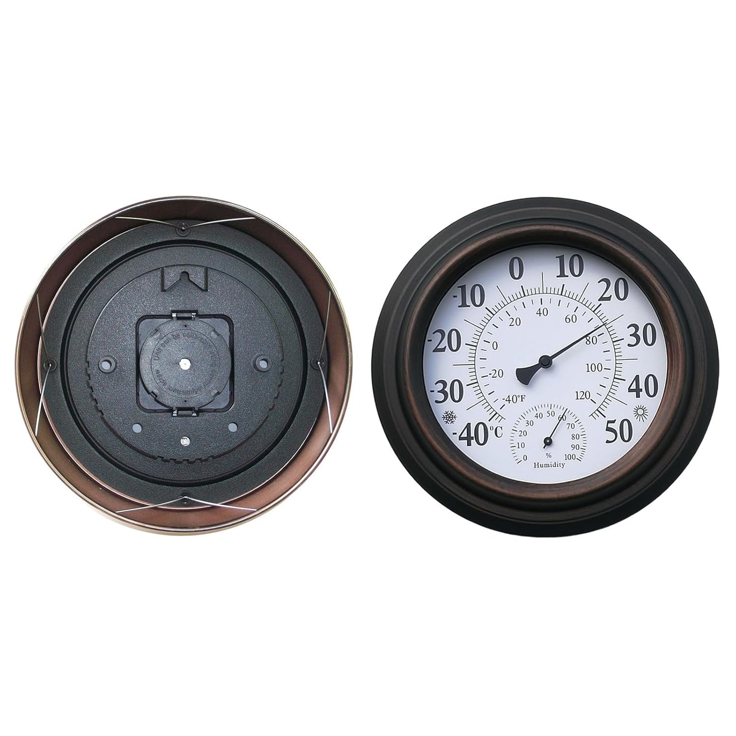 Convenient Thermometer Humidity Meter Vertical Thermometer Hygrometer 