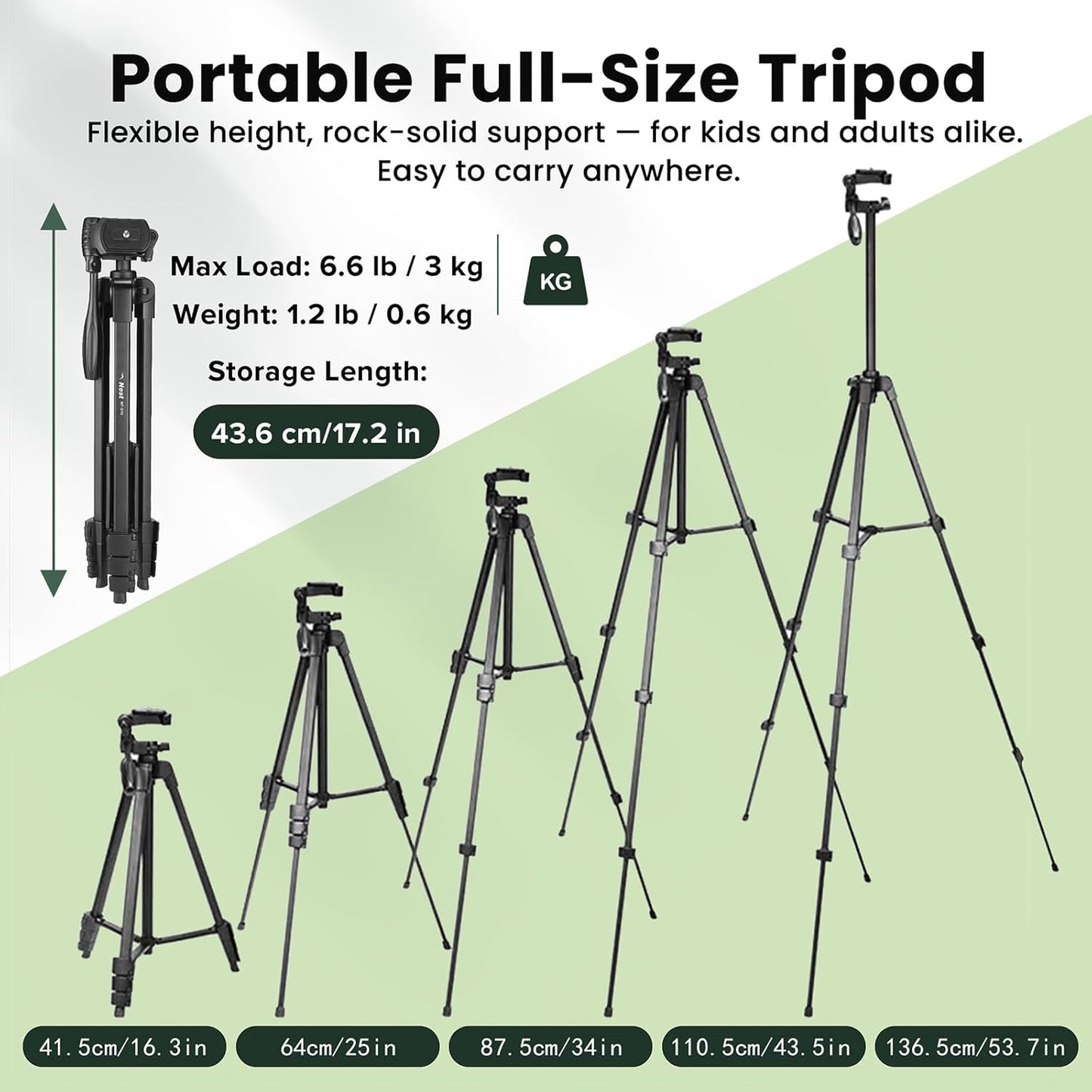 Spotting Scope 25-65x75mm - URBANCOAST Portable Spotting Scopes with Full Size Tripod, Carrying Bag, and Scope Phone Adapter - Ideal for Bird Watching