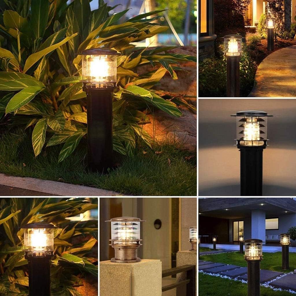 Garden Light Garden Wall Lamp Solar Light Cast Aluminum LED Lamp for Outdoor Garden Pole Installation Landscape Field Hopeful