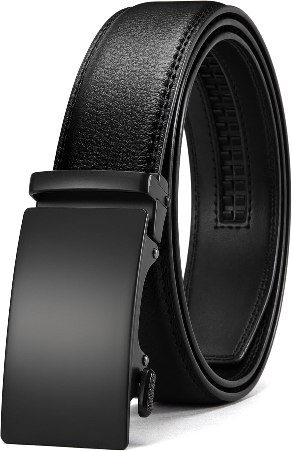 CHAOREN Mens Belt - Mens Ratchet Belt Leather 1 3/8" for Dress Pant - 