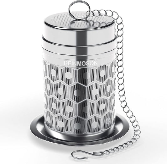 Reinmoson Tea Strainers for Loose Tea, Extra Fine Mesh Tea Infuser, 30