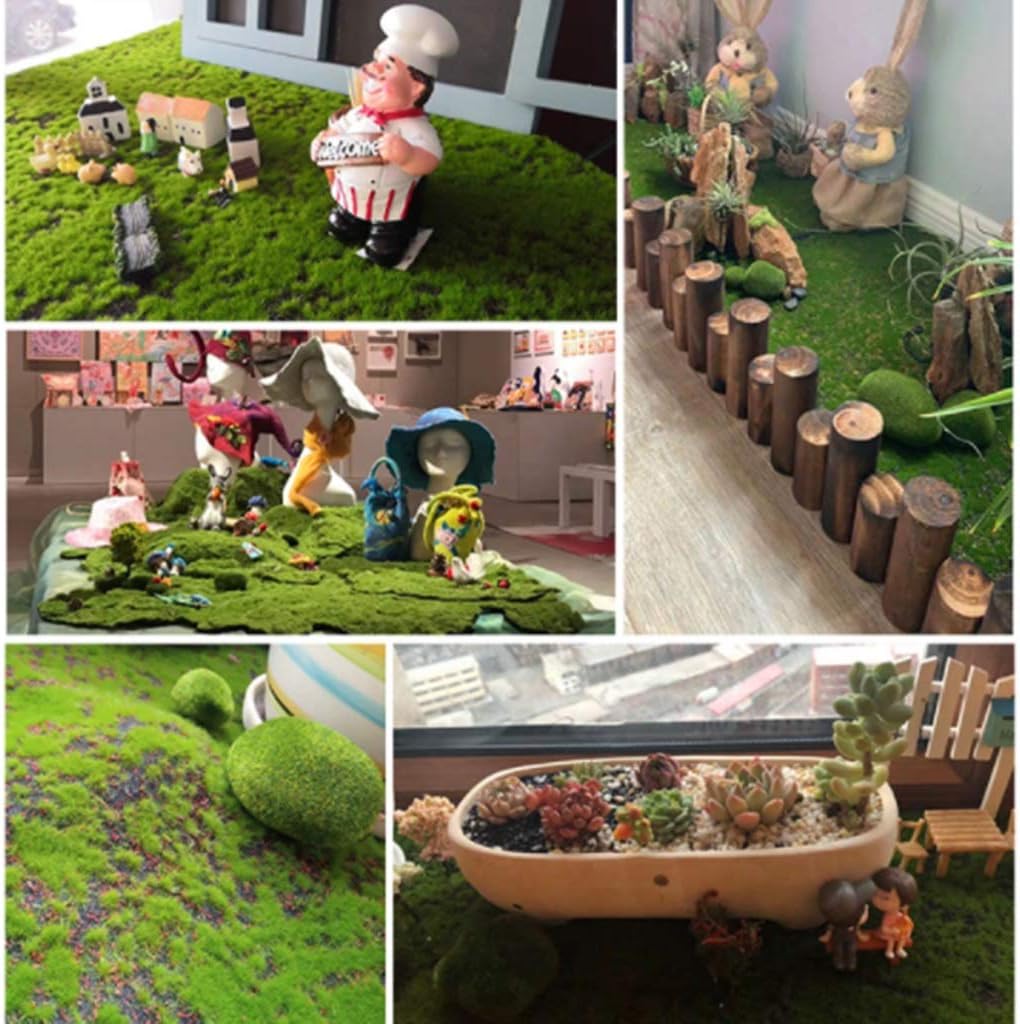 Artificial Grass Turf,Moss Turf P t Wall Decoration Suitable for Various Scenarios Several (6pack)