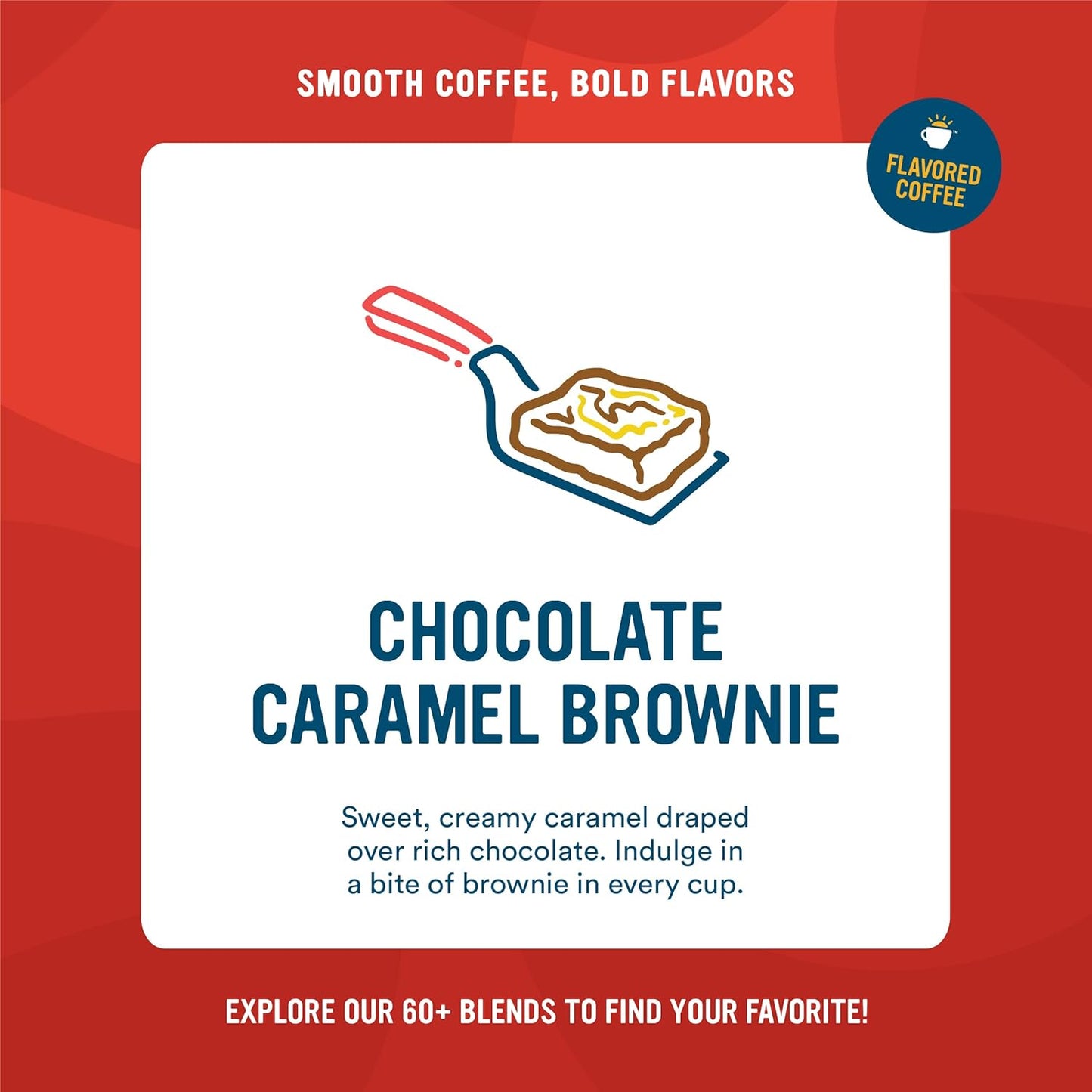 Cameron's Coffee Roasted Ground Coffee Bag, Chocolate Caramel Brownie,
