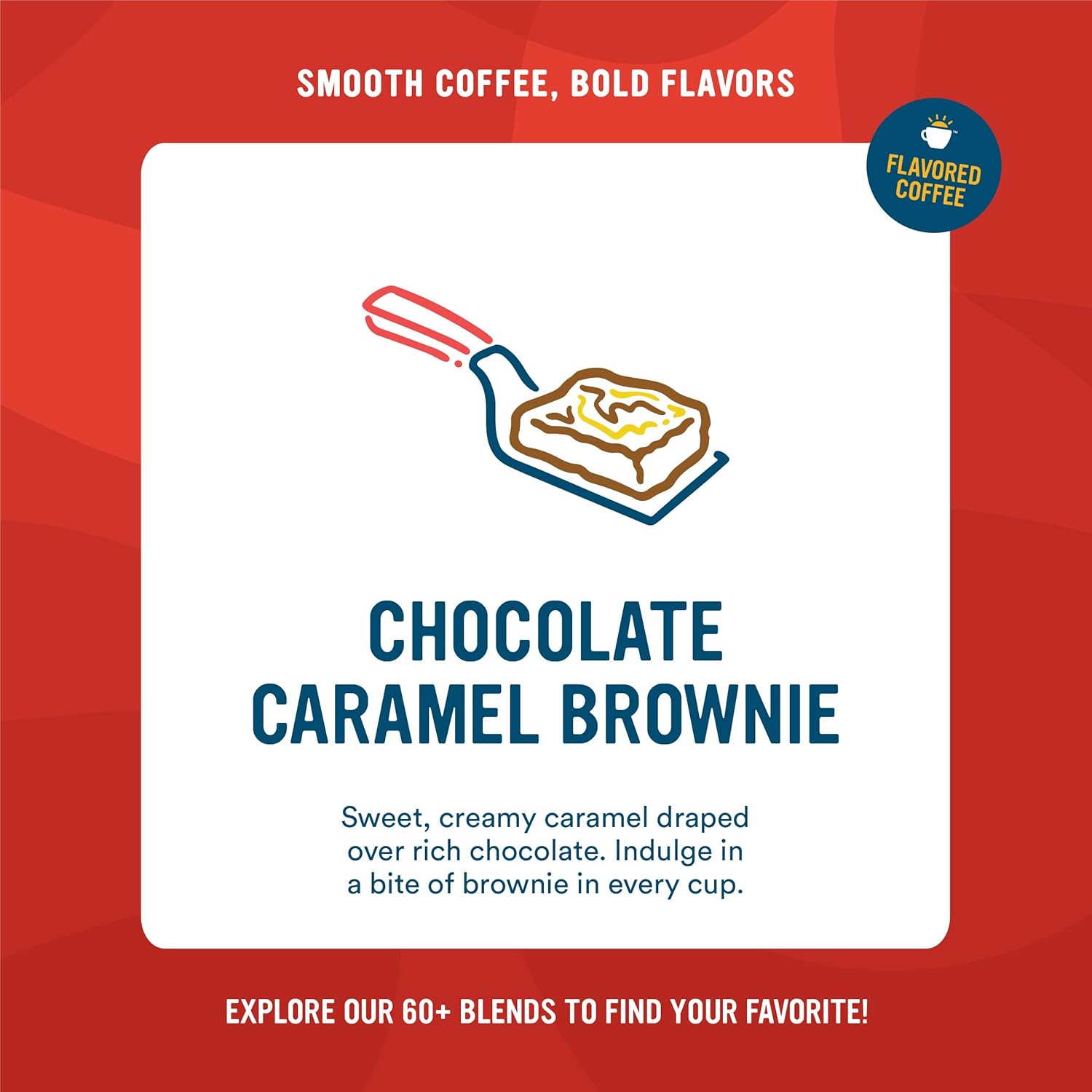 Cameron's Coffee Roasted Ground Coffee Bag, Chocolate Caramel Brownie,