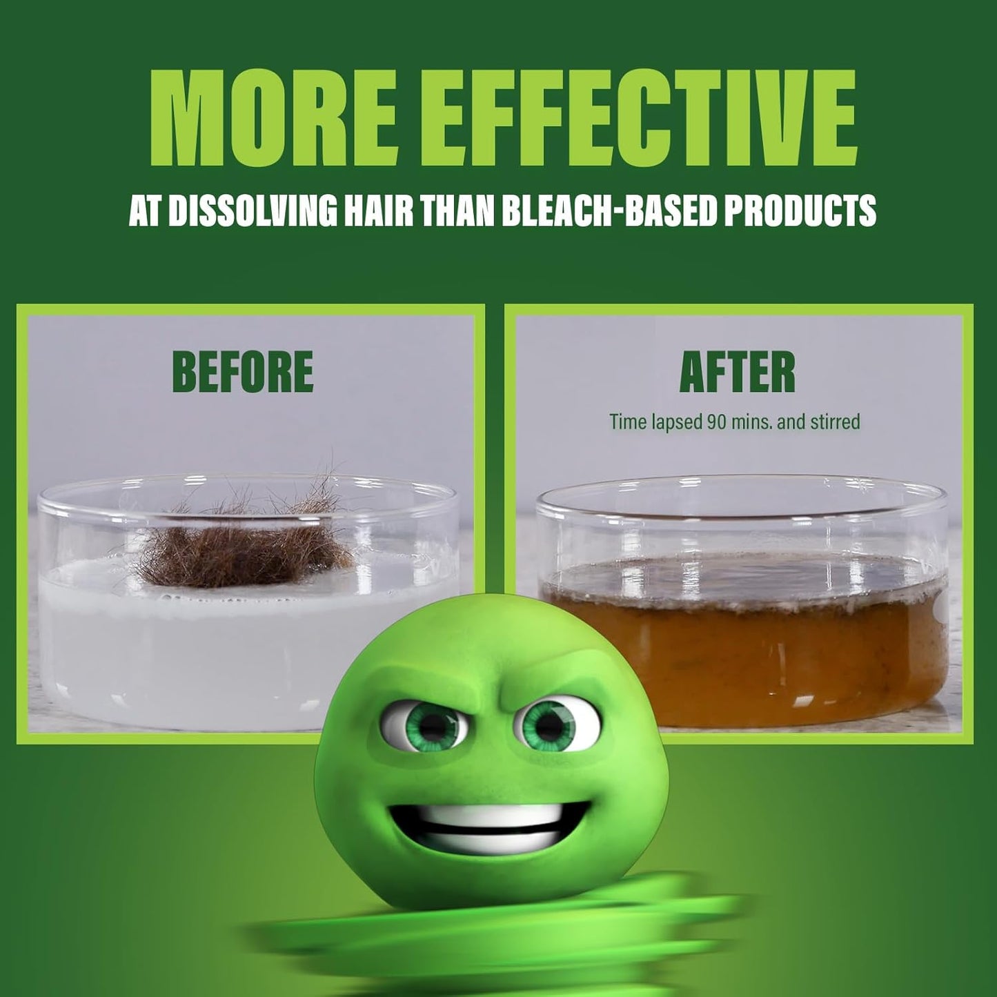 Green Gobbler Ultra Concentrated Drain Clog Remover & Cleaner | Powerf