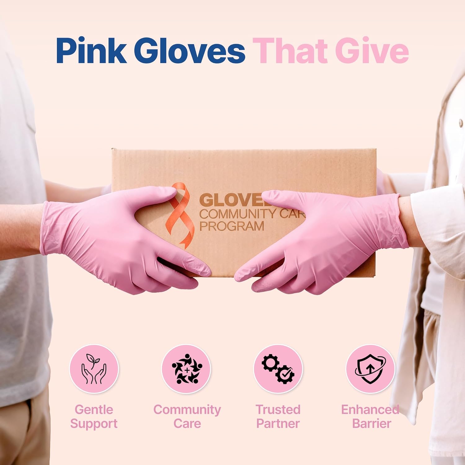Schneider Nitrile Exam Gloves, 4-mil Medical Gloves Disposable Latex F