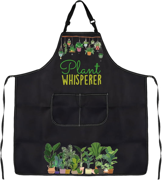 JXGZSO Gardening Apron for Gardener Plant Whisperer Funny Gardening Ap
