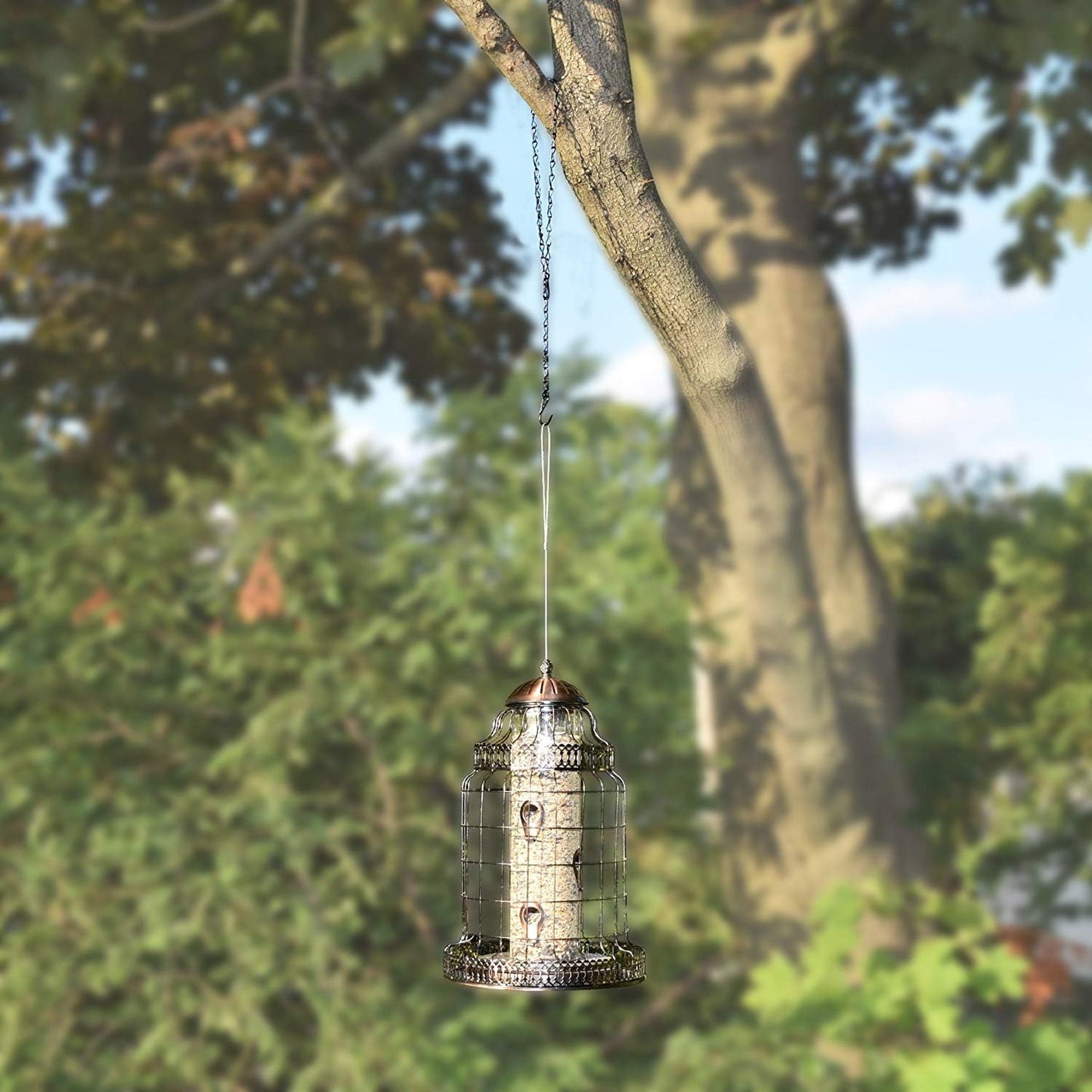 35 Inch Hanging Chain for Bird Feeders, Planters, Suet Baskets, Fixtures, Lanterns, Ornaments and More