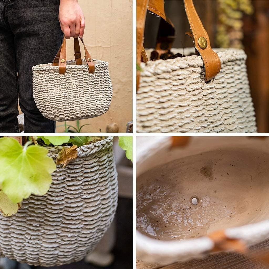 Planter Flowerpot Planter Pots Unique Plant Pots Concrete Imitation Wi