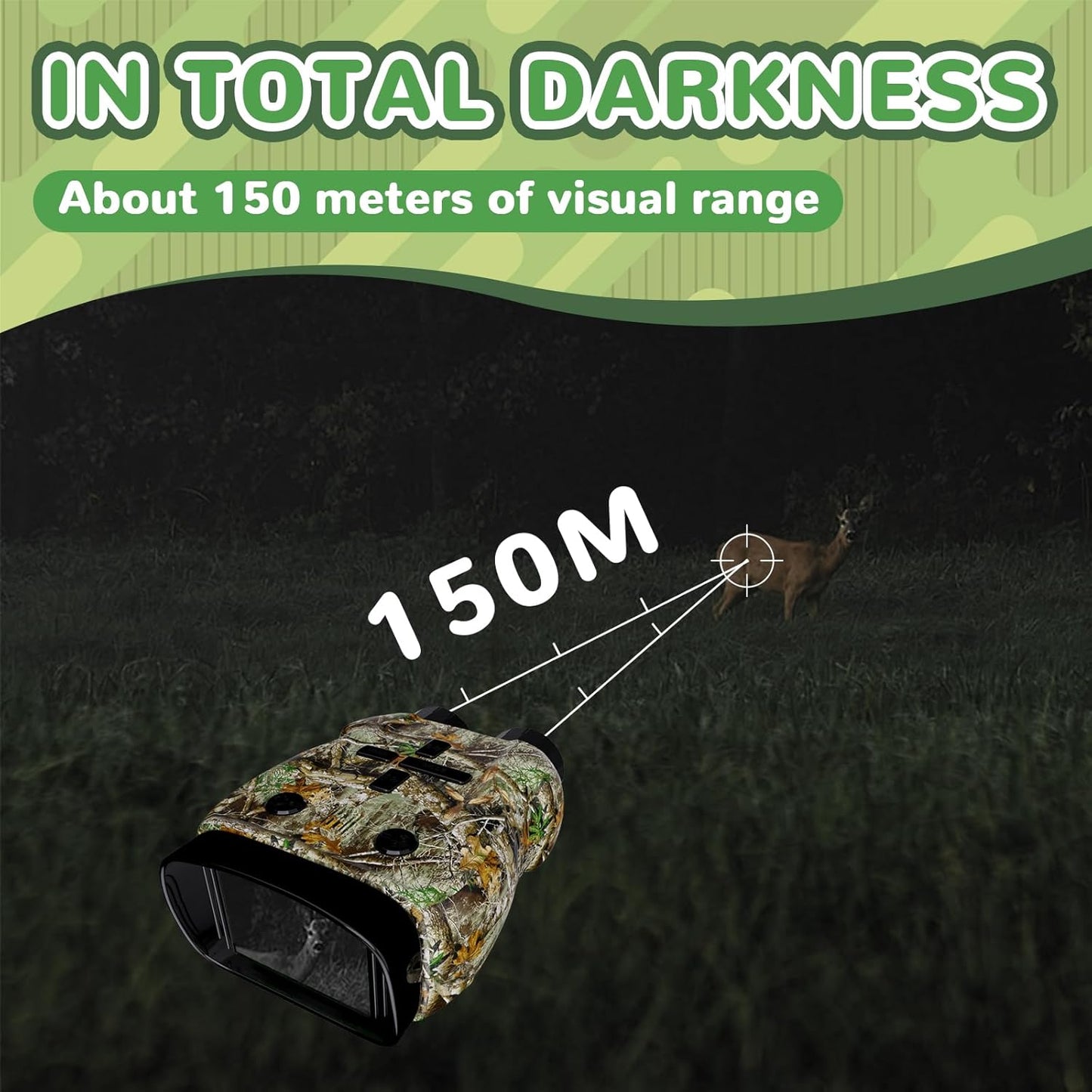 Kids Camera & Night Vision Goggles for Kids Boys and Girls, Christmas Birthday Gifts, Night Vision Binoculars with 32GB Memory Card(Camouflage)
