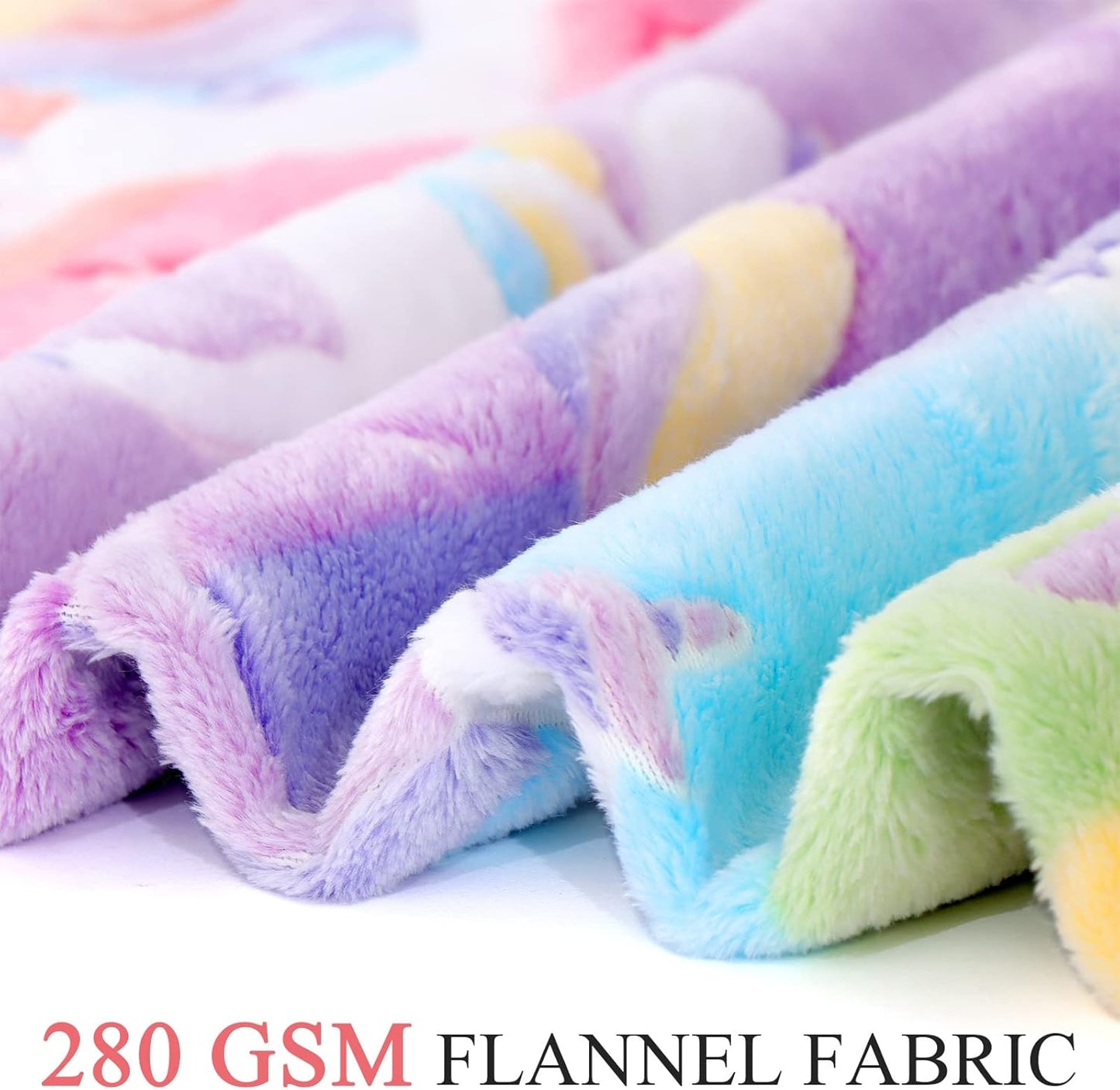 Glow in The Dark Blanket Unicorns Gifts for Girls, Soft Blanket 3 4 5 6 7 8 9 10 Year Old Girl Gifts, Toddler Girls Toys Age 6-8, Easter Gifts for Kids Birthday Gifts Presents, 50"x60"