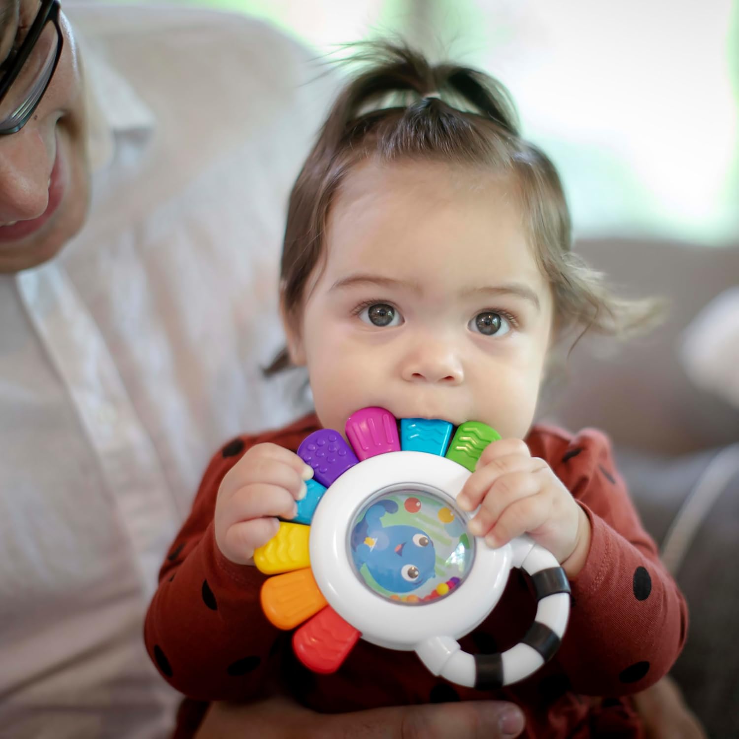 Baby Einstein Outstanding Opus The Octopus Sensory Rattle & Teether Mu