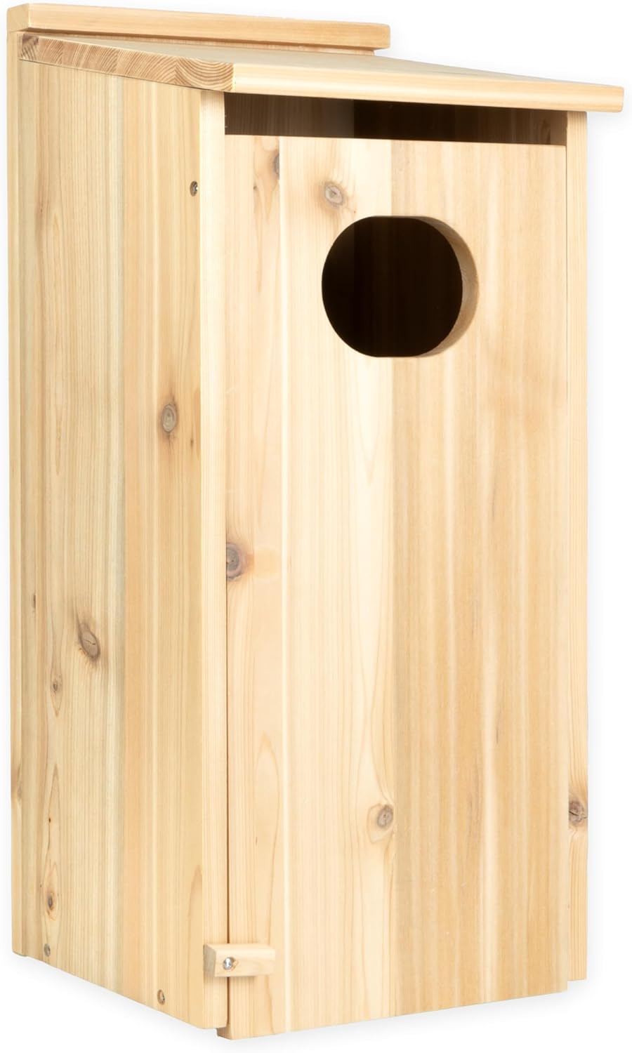 Cedar Wood Duck Houses for Outside - Outdoor Wood Duck Nesting Box and Shelter for Pond and Wetland Ducks - 22x10x10 Inches
