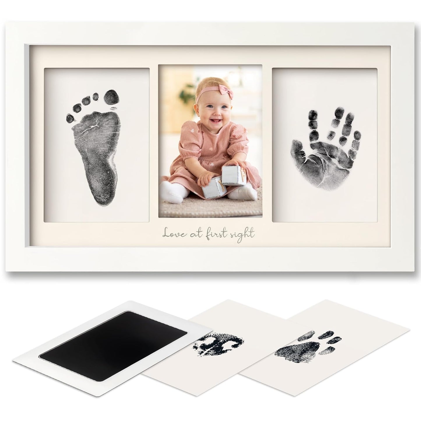 Inkless Hand and Footprint Kit, Boy, Girl, Newborn Keepsake - No Mess 