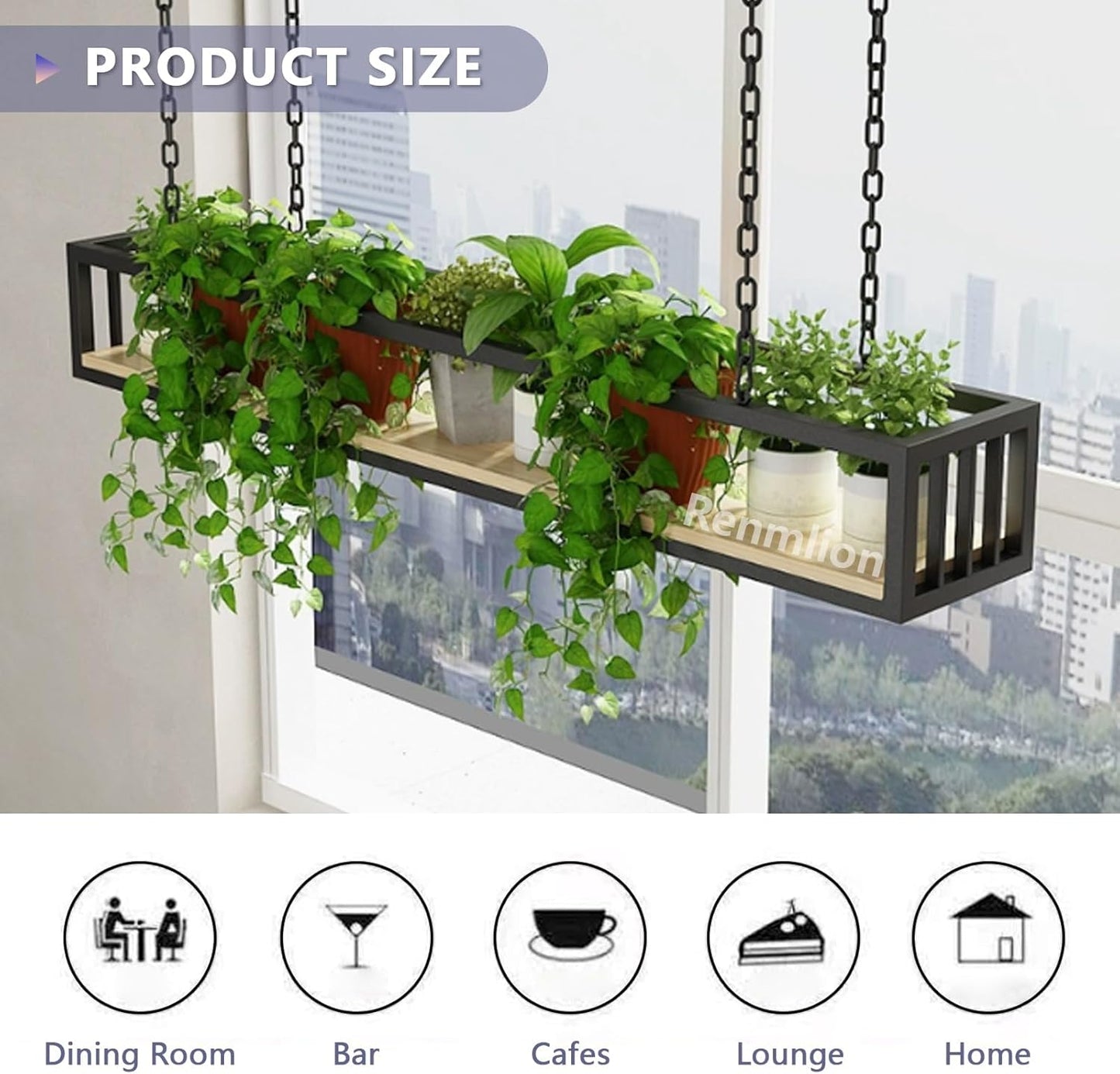 Ceiling Shelf Kitchen Pot Rack/Pan Racks Hanging Shelving - Creative F