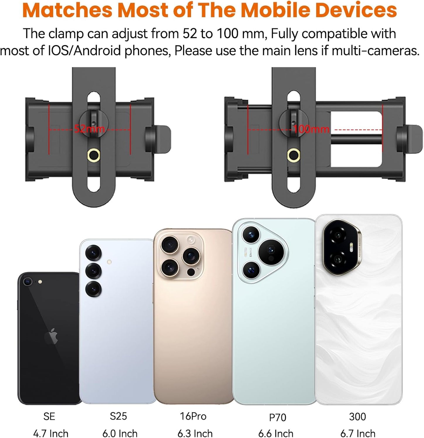 Eyeskey Universal Phone Adapter Mount – Ultra-Lightweight Clip for Binoculars, Telescopes & Microscopes | HD Video & Photo Capture for Hiking, Birding, Stargazing | Fits 99% Smartphones (Tripod-Ready)