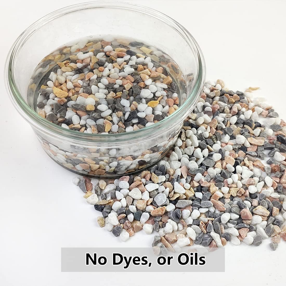 2LB Succulent and Cactus Gravel Pebbles, 1/5 Inch Natural Decorative P
