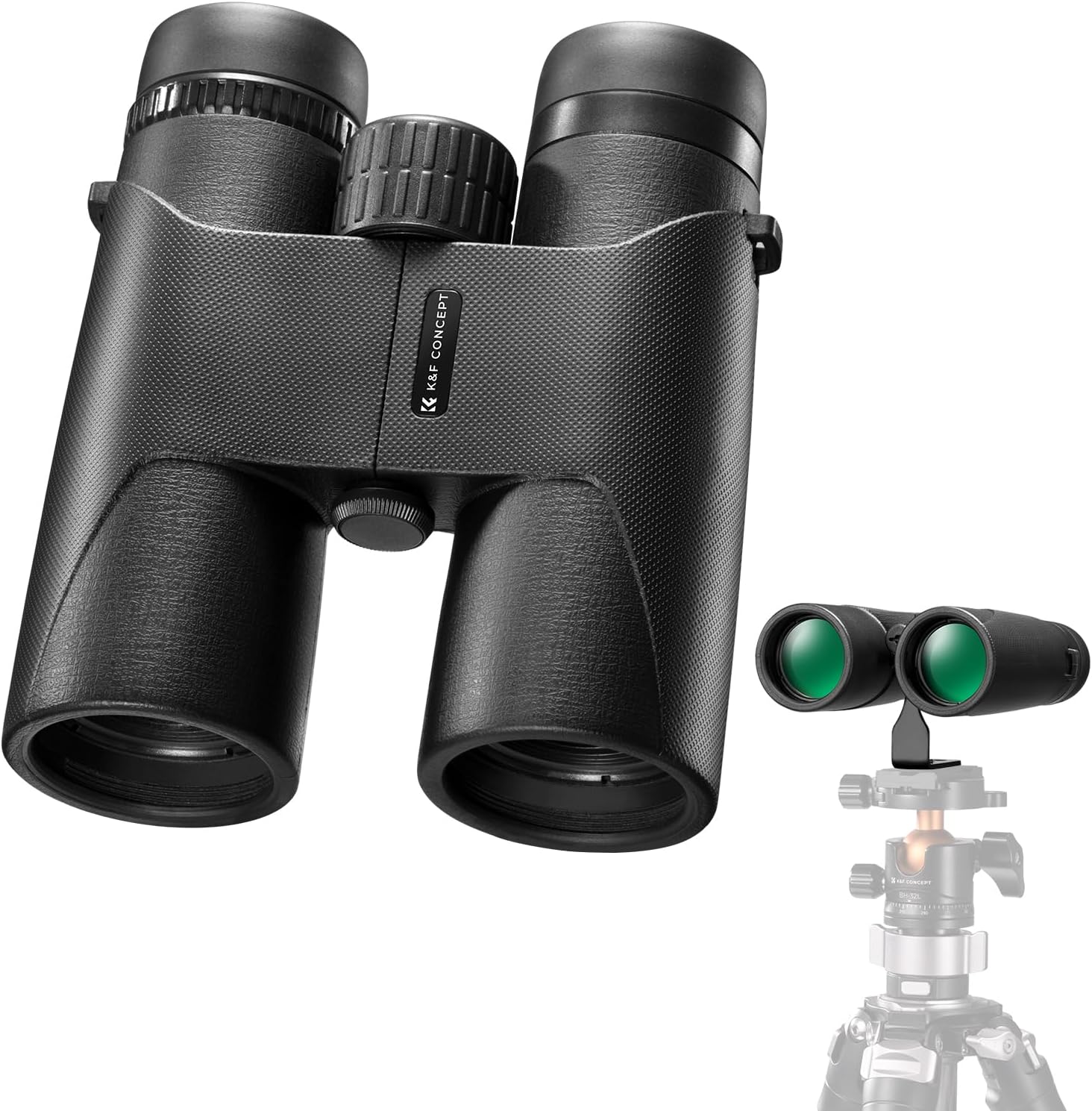 K&F Concept 10x42 Compact Binoculars for Kids and Adults, IP66 Waterpr