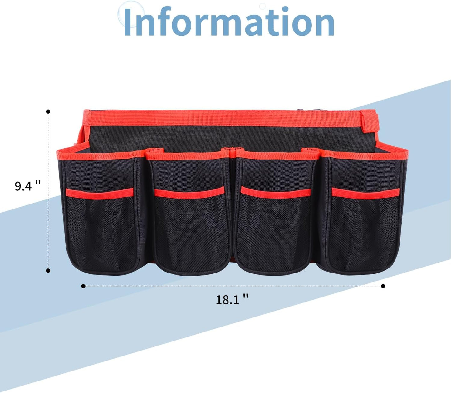 Bucket Cleaning Tool Organizer,Wash Tool Caddy 5-Gallon Organizer,5 Gallon Bucket Holder Cleaning Supplies for Housekeeping