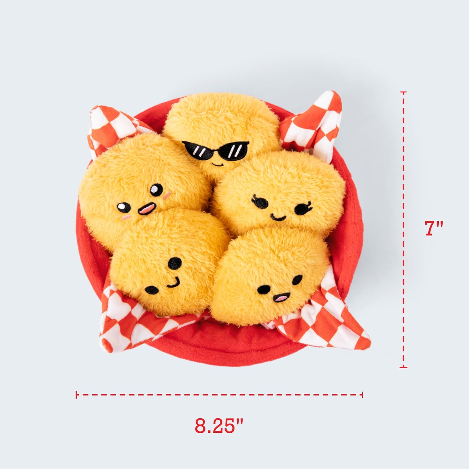 Emotional Support Nuggets by Relatable, Easter Plush Cuddly Stuffed An