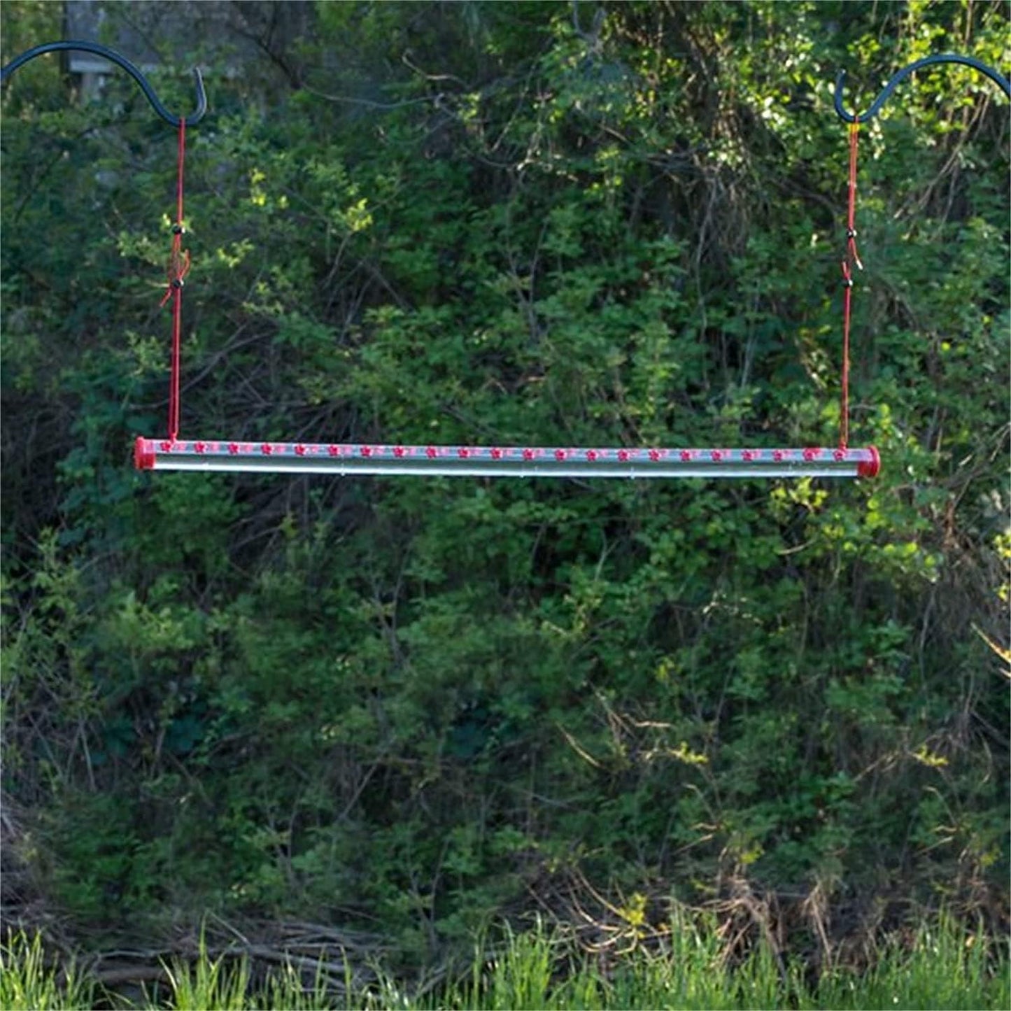 Hummingbird Feeder Tube Hummingbird Feeder Hummingbird Feeders Transparent Tube Horizontal Hummingbird Feeders for Outdoors Hanging for Outdoors, Deck, Patio, Garden, Yard (Color : 18inch)