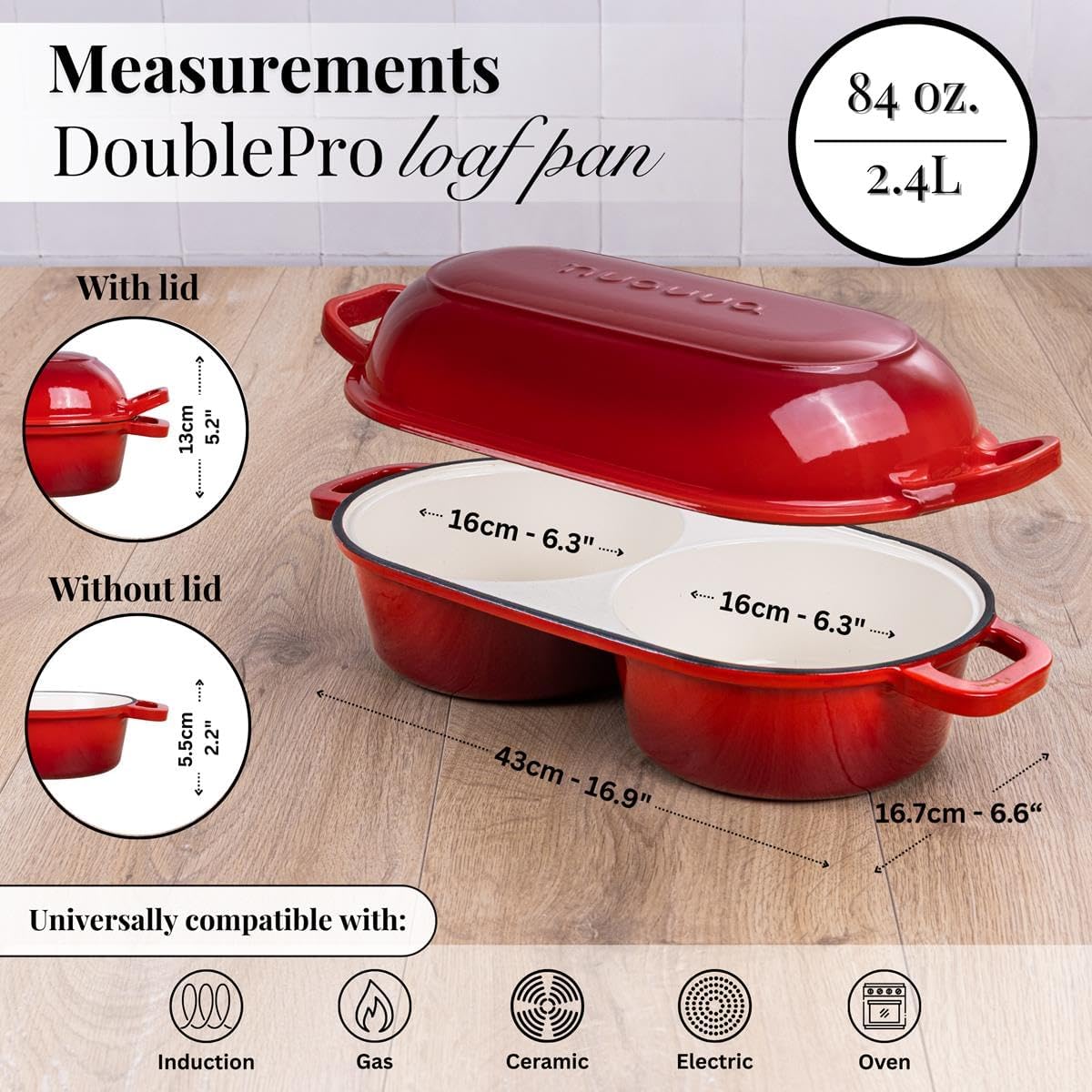 Dutch Oven For Sourdough Bread Baking – Enamelled Cast Iron Bread Loaf