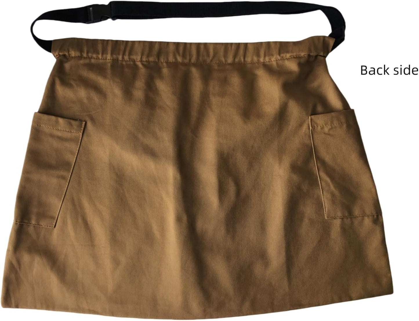 Gardening Apron Harvest Apron with Pockets, Brown Garden Apron, Adjustable Waist Belt (LA028)