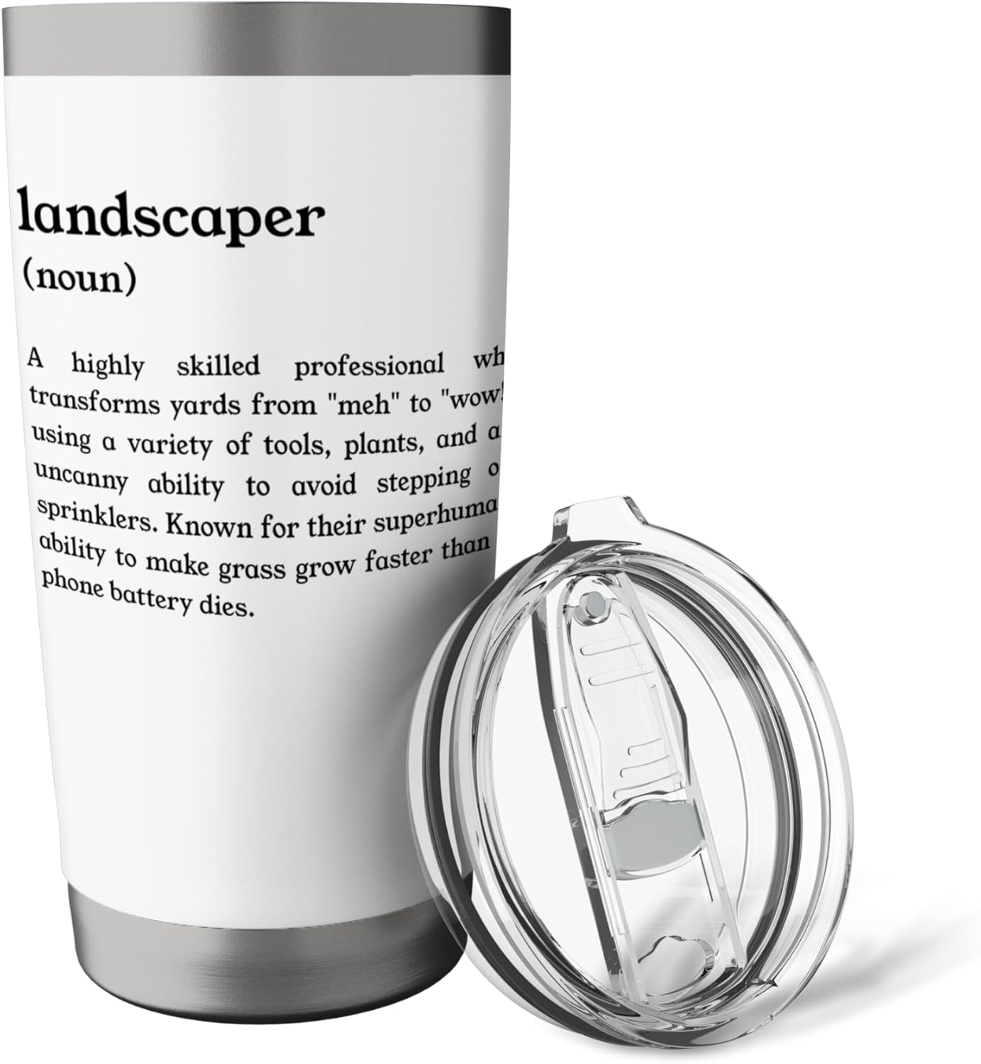Funny Landscaper Definition Stainless Steel Insulated Tumbler