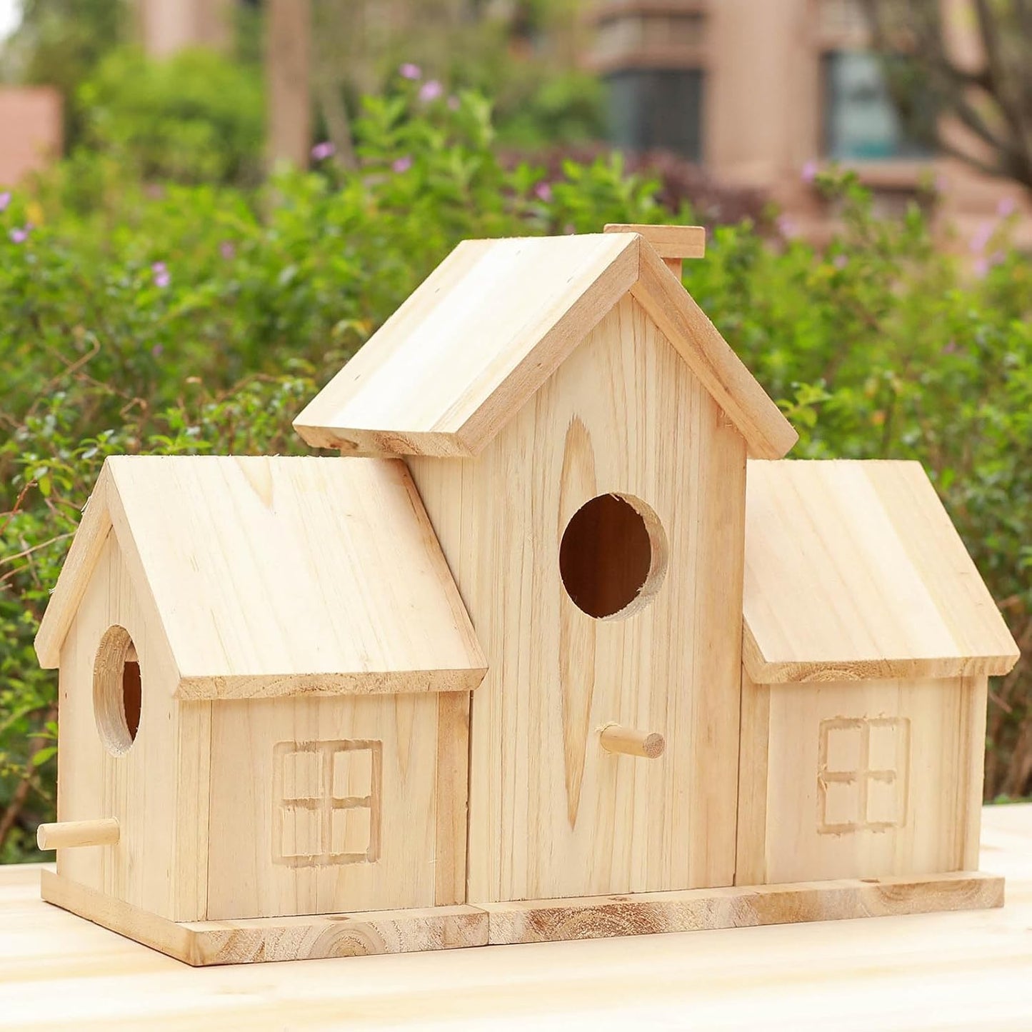Wooden Bird House Kit,Outdoor Hanging DIY Birdhouse Kit for Kids Woodcraft,Bird Houses for Outside.