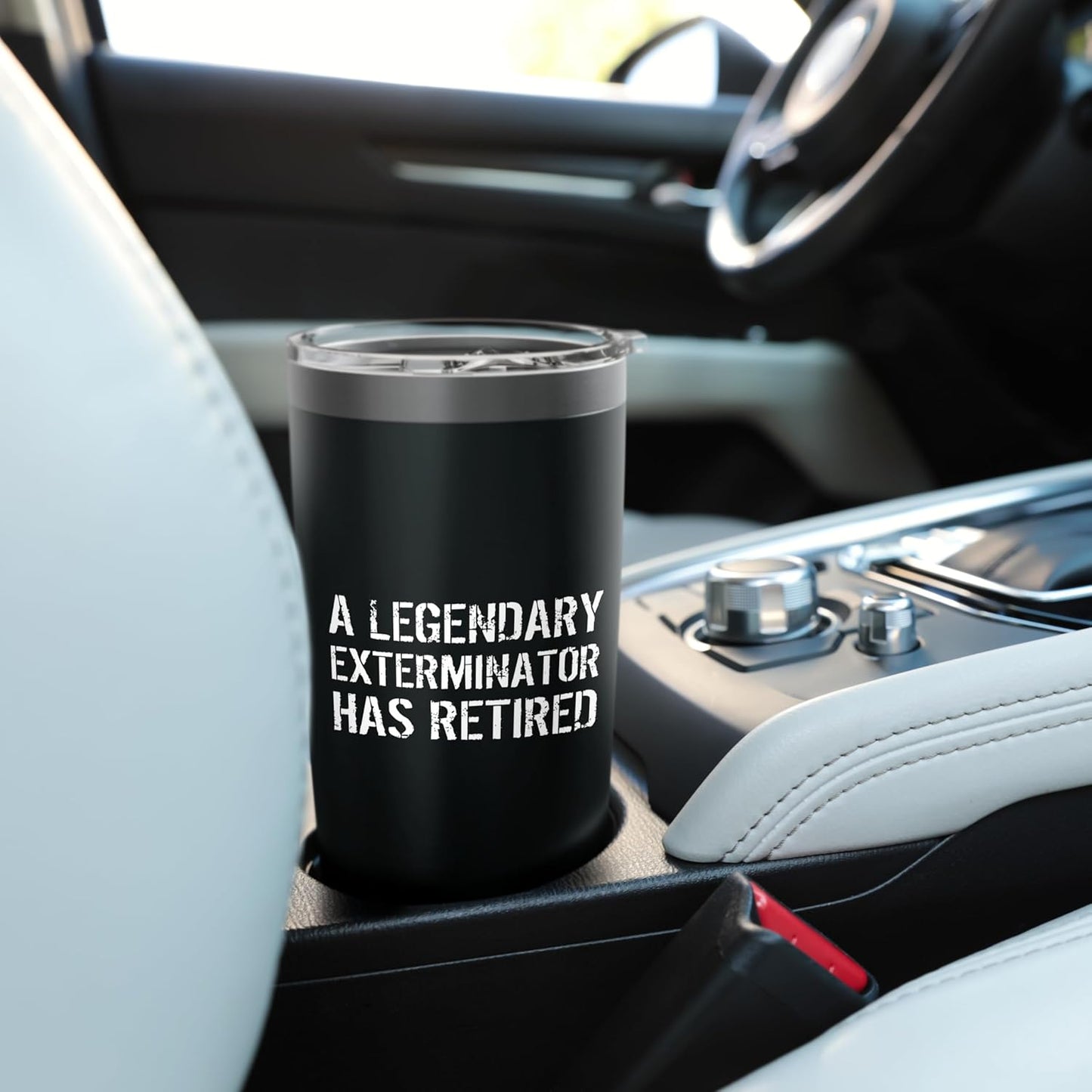 A Legendary Exterminator Has Retired Pest Control Retirement Stainless Steel Insulated Tumbler