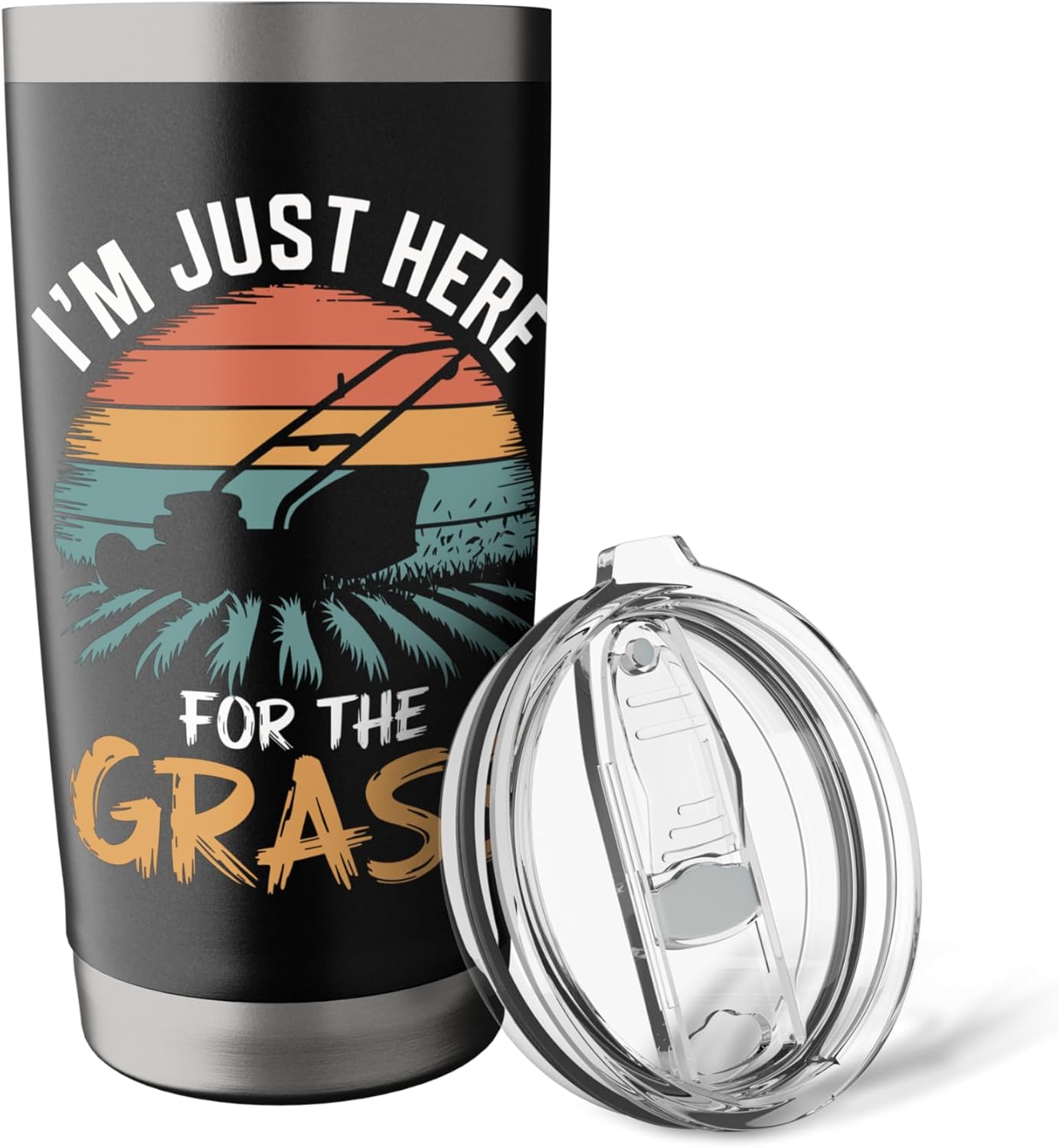 Lawn Mowing for Landscapers Lawn Mower Gardening Lawn Care Stainless Steel Insulated Tumbler