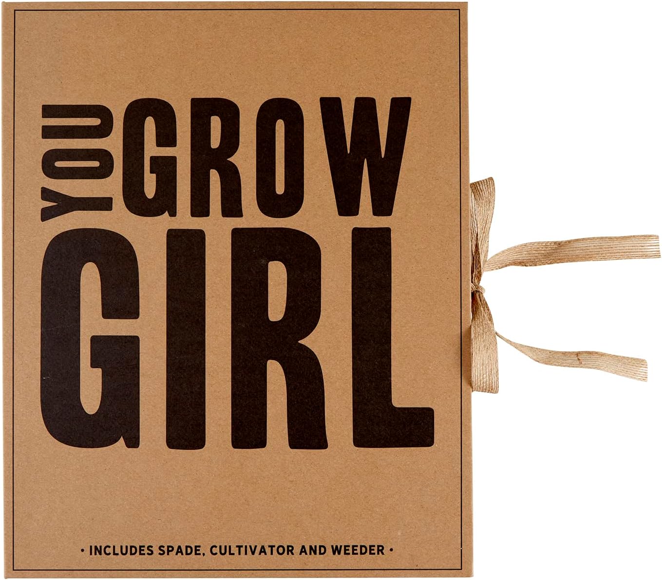 Santa Barbara Design Studio Garden Tool Set - Gift Boxed Steel Spade Cultivator & Weeder Gardening Essentials, 3-Pieces, You Grow Girl
