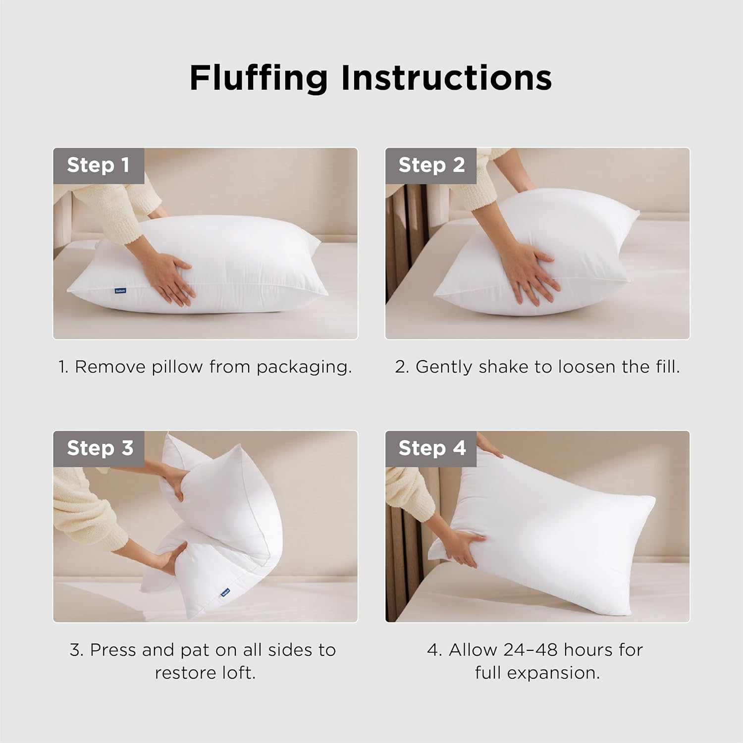 Bedsure Pillows Queen Size Set of 2 - Hotel Collection Bed Pillows for