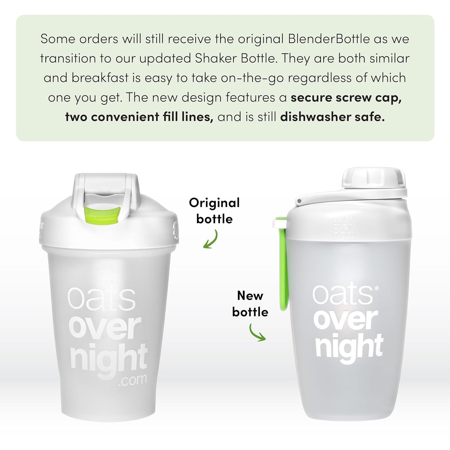 Oats Overnight Party Variety Pack - High Protein, High Fiber Breakfast Protein Shake - Gluten Free Oatmeal, Non GMO Oatmeal - Cookies & Cream, Coconut Cream Pie & More Flavors (8 Pack + Shaker Bottle)