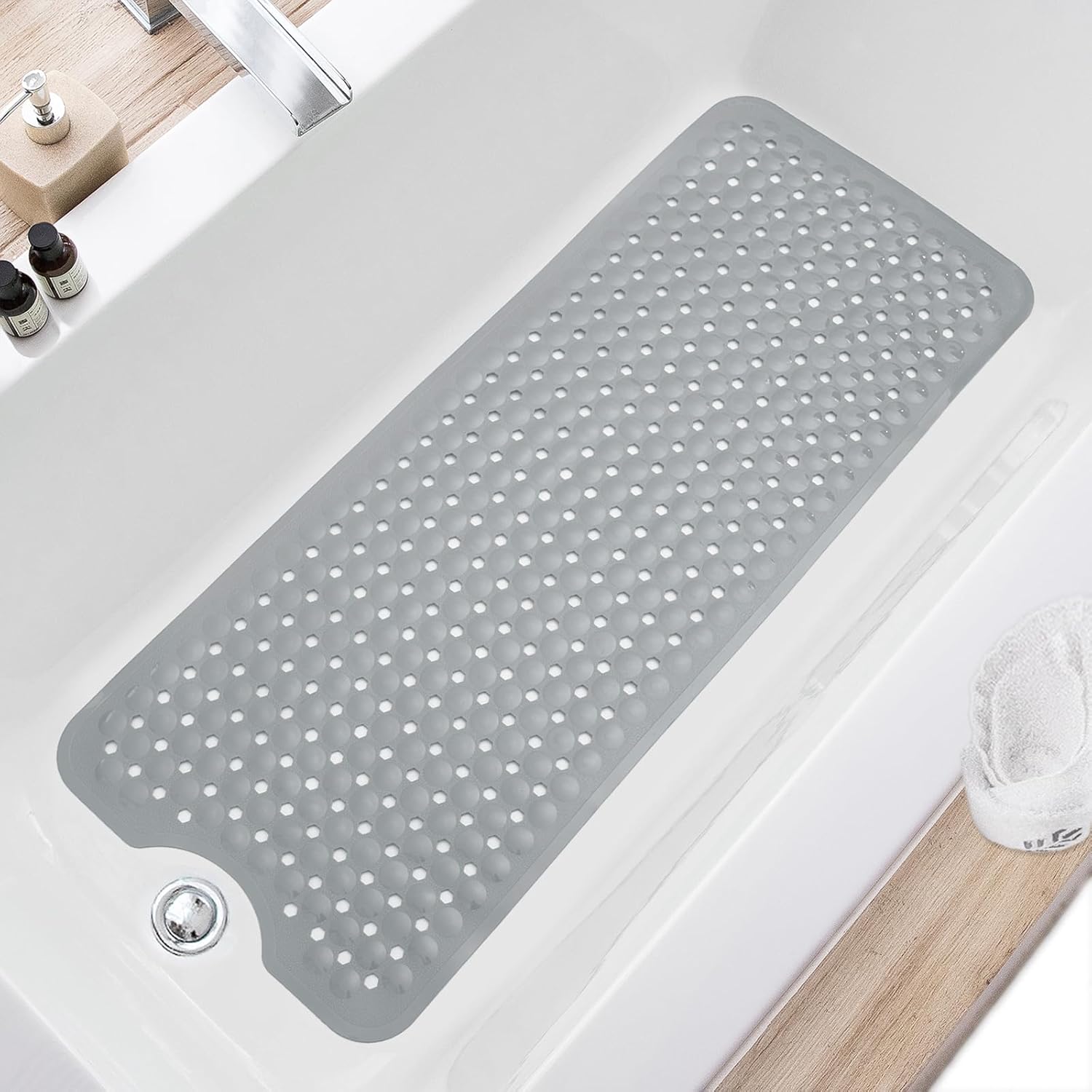 Bath Tub and Shower Mats, Non Slip 40 x 16 Inch Extra Large Bathtub Ma