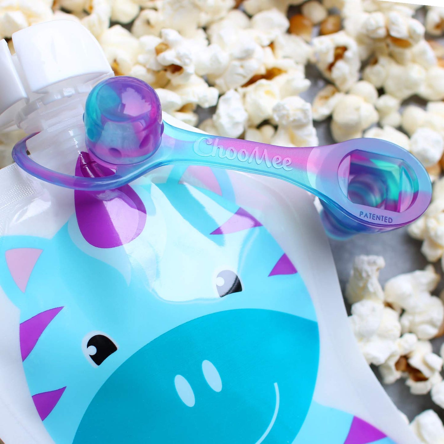 ChooMee SoftSip Food Pouch Top | Baby Led Weaning | No Spill Flow Cont