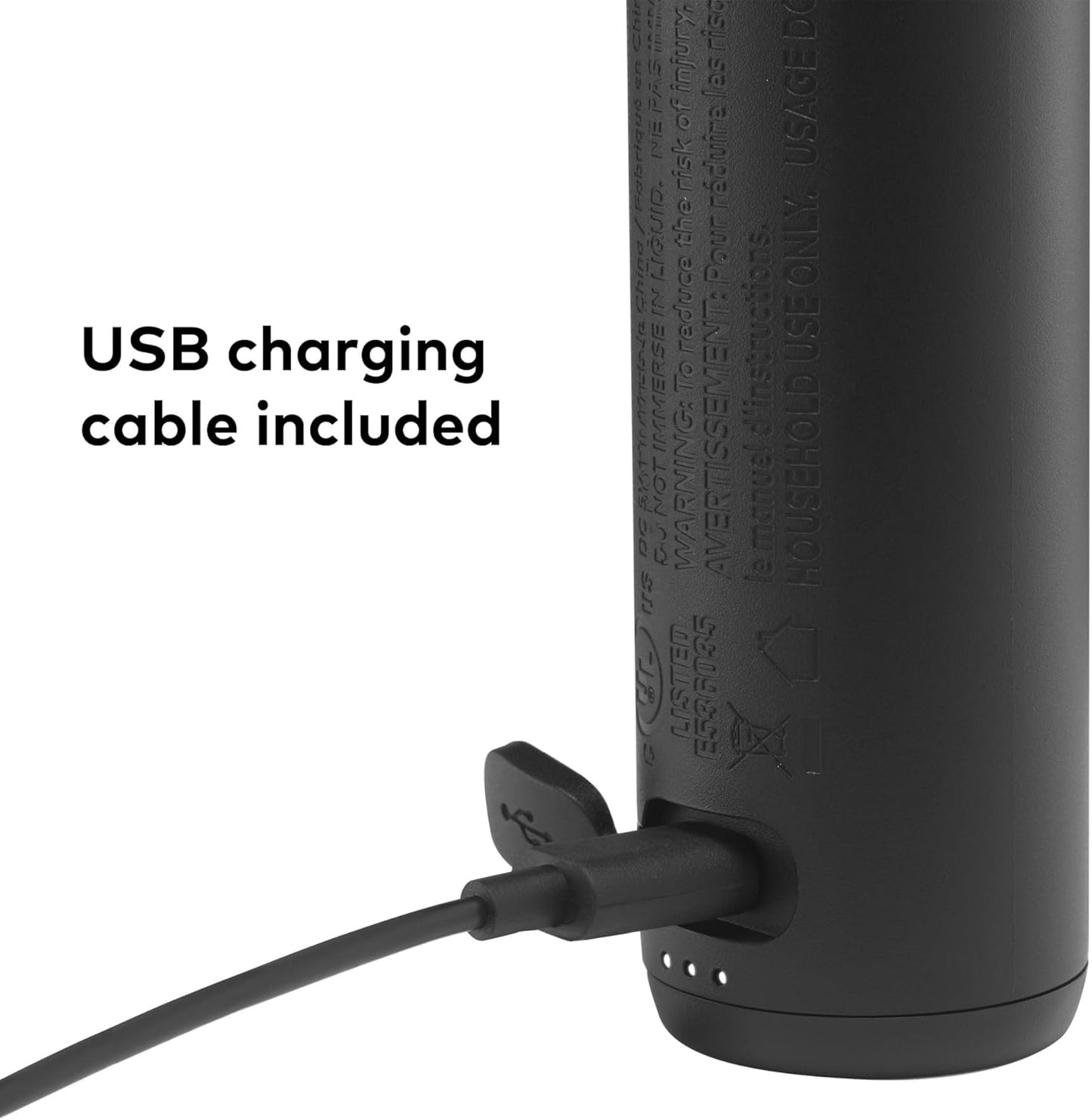 Keurig SimpleCafe Frother, Rechargeable Handheld Milk Frother for Lattes, Cappuccinos & Iced Coffee, USB Cord Included, Microwave-Safe Frothing Cup, Hot & Cold Foam Maker