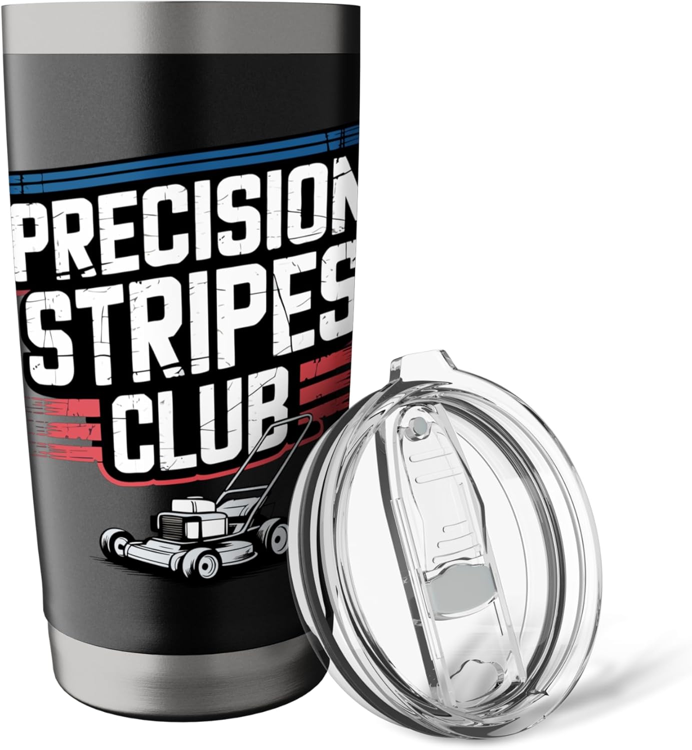 Lawn Striper Lawn Care Precision Lawn Mover Landscaping Stainless Steel Insulated Tumbler