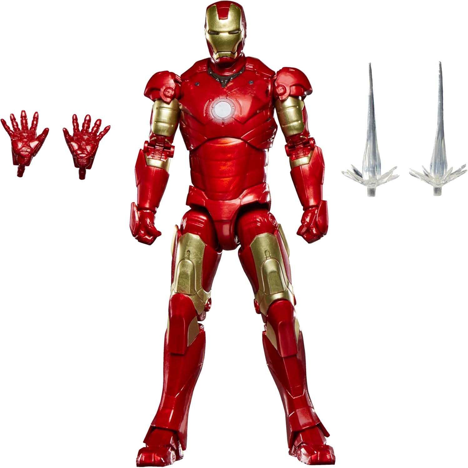 Marvel Legends Series Iron Man Mark III, Iron Man Movie Collectible 6-