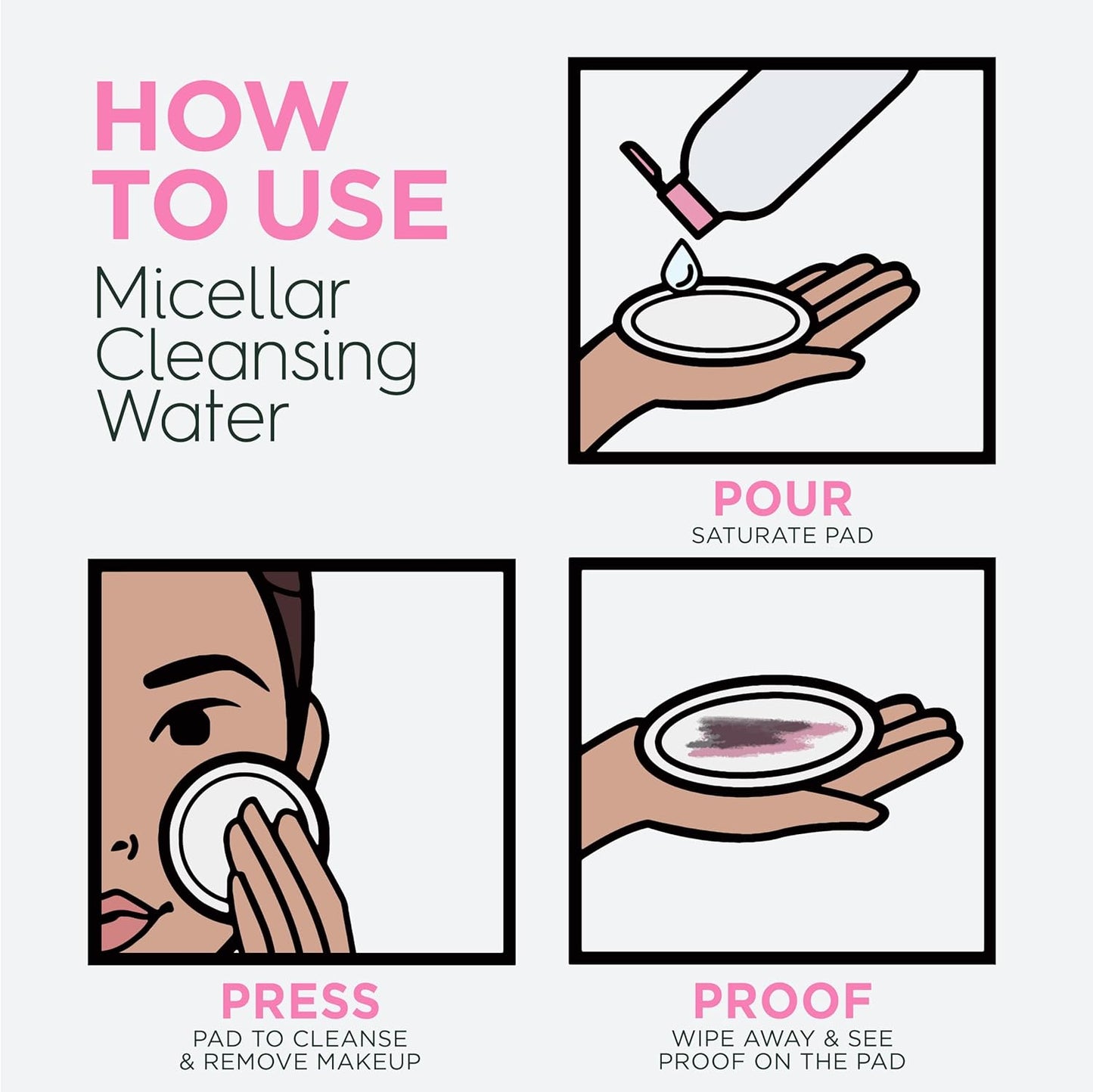 Garnier Micellar Cleansing Water, All-in-1 Makeup Remover and Facial C