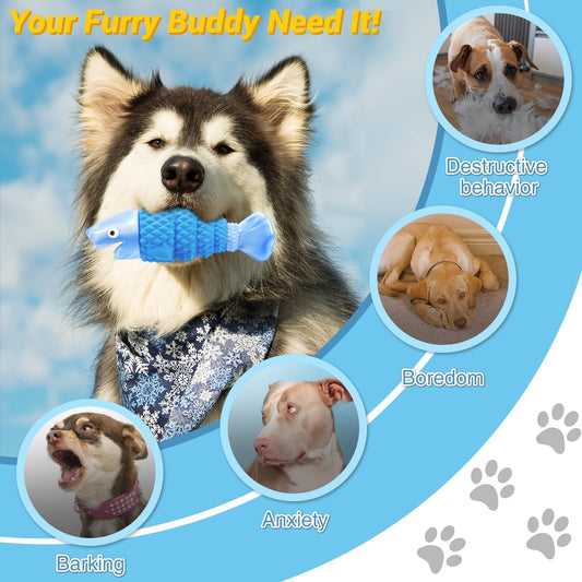 WinTour Tough Dog Toys for Aggressive Chewers, Indestructible Dog Chew
