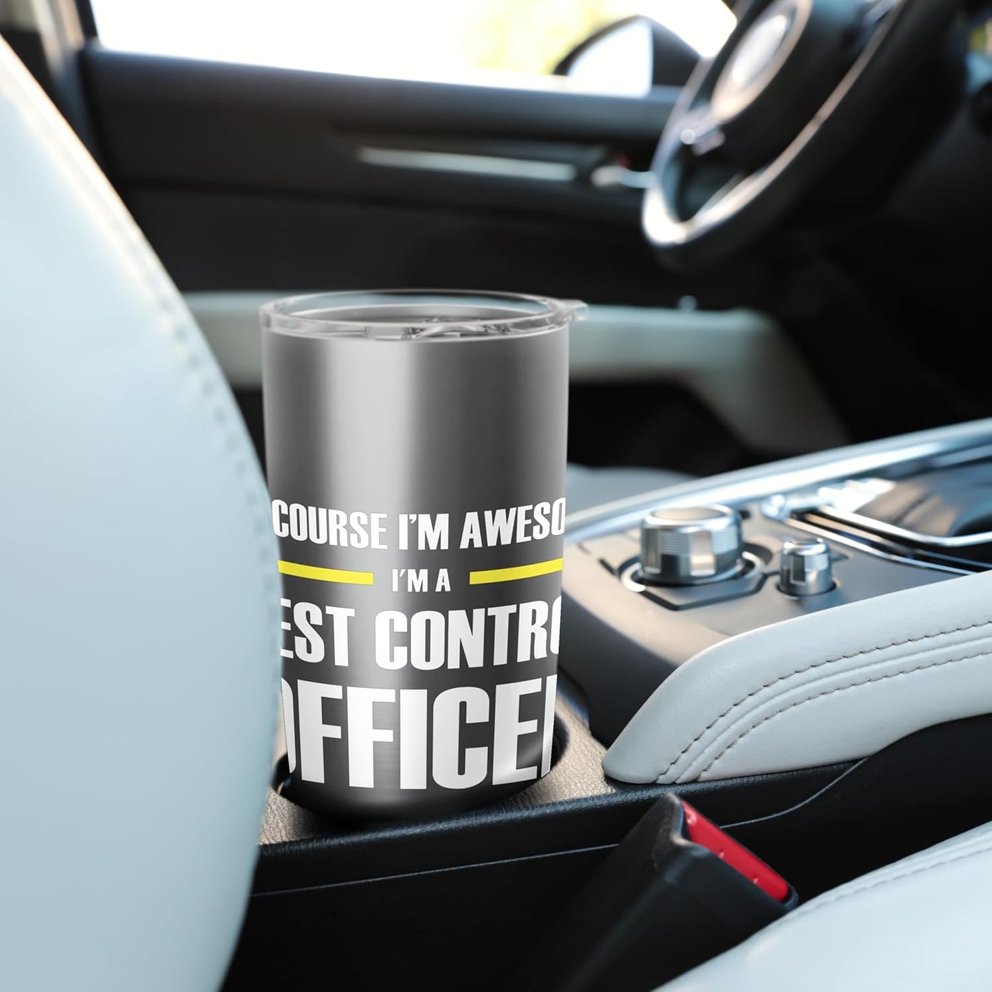 The Original Awesome Pest Control Officer Stainless Steel Insulated Tumbler