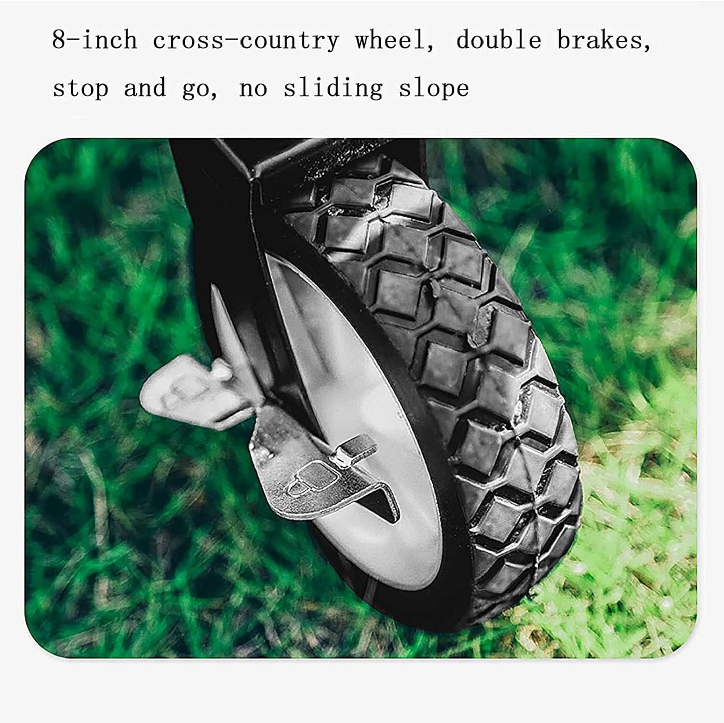 Heavy-Duty Outdoor Camping Folding Shopping Cart Portable Folding Utility Trailer 100l Large Capacity Wide Wheel Wagons Suitable for Shopping Picnics Beaches