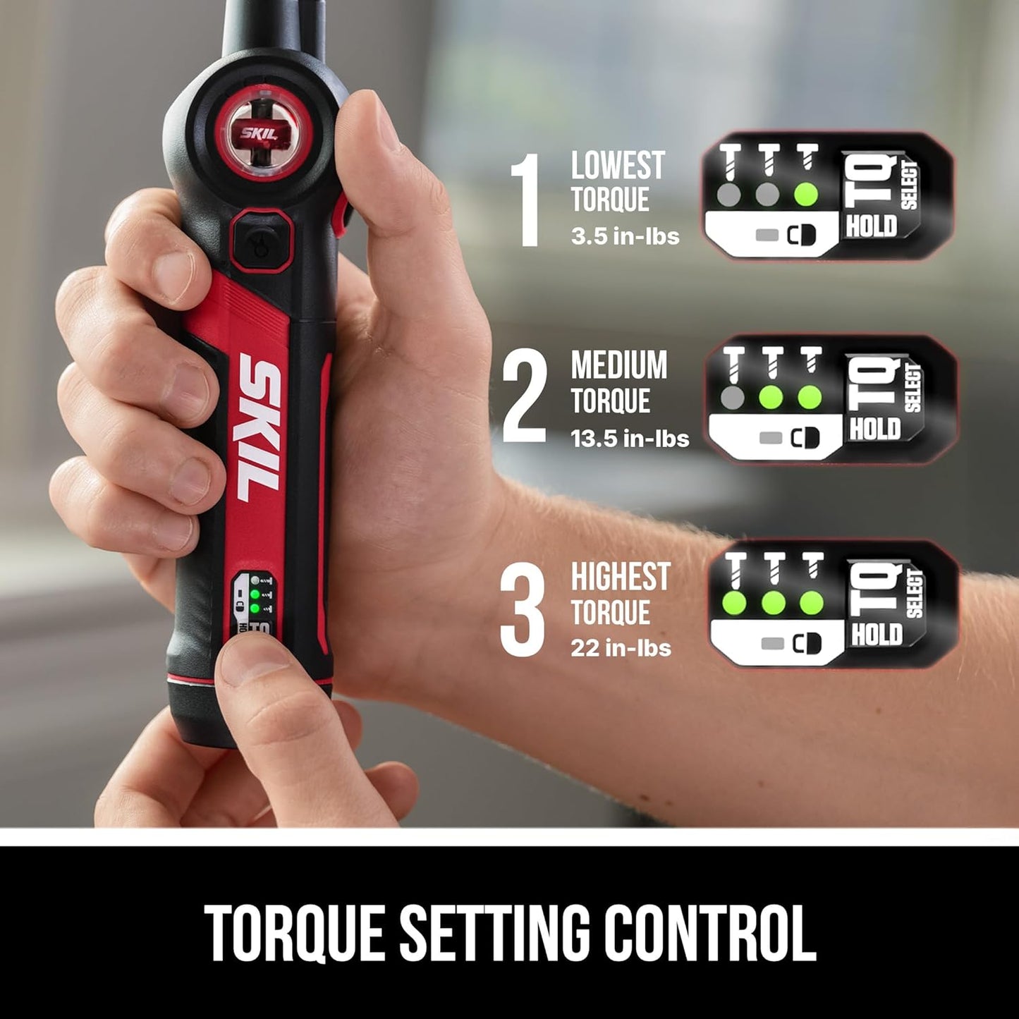 SKIL Twist 2.0 Rechargeable 4V Screwdriver with Pivoting Head, Torque 