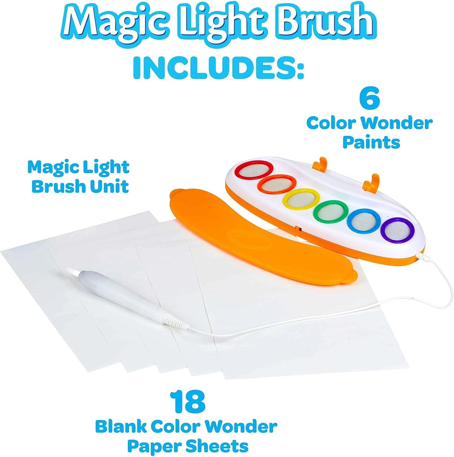 Crayola Color Wonder Magic Light Brush, Mess Free Painting Station for
